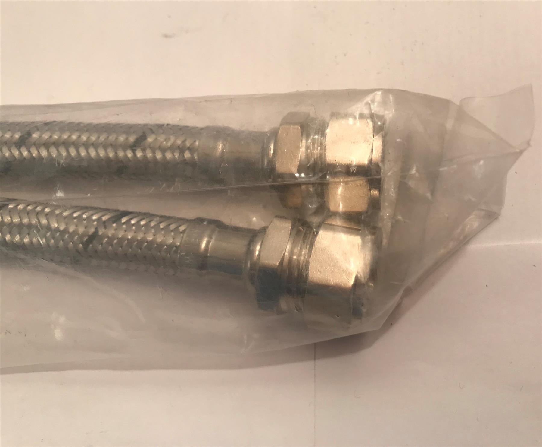 Monobloc Tap Tail Connector Flexi Hose M10 x 15mm x 500mm Compression