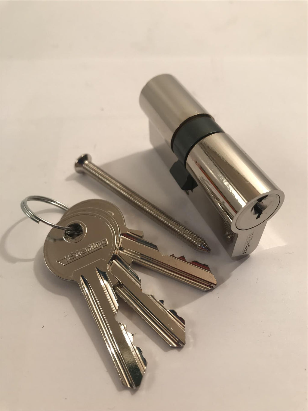 Sterling EPN3030 Double Euro 5 Pin Cylinder 60mm (30x30), Polished Nickel