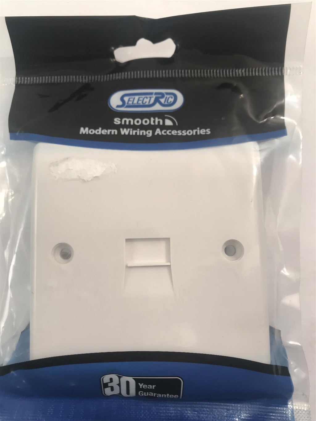 Selectric Smooth 1 Gang Secondary Telephone Socket  SSL541