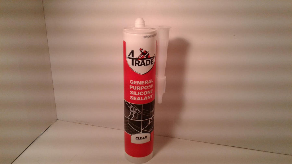 4Trade General Purpose Silicone Sealant Clear 310ml