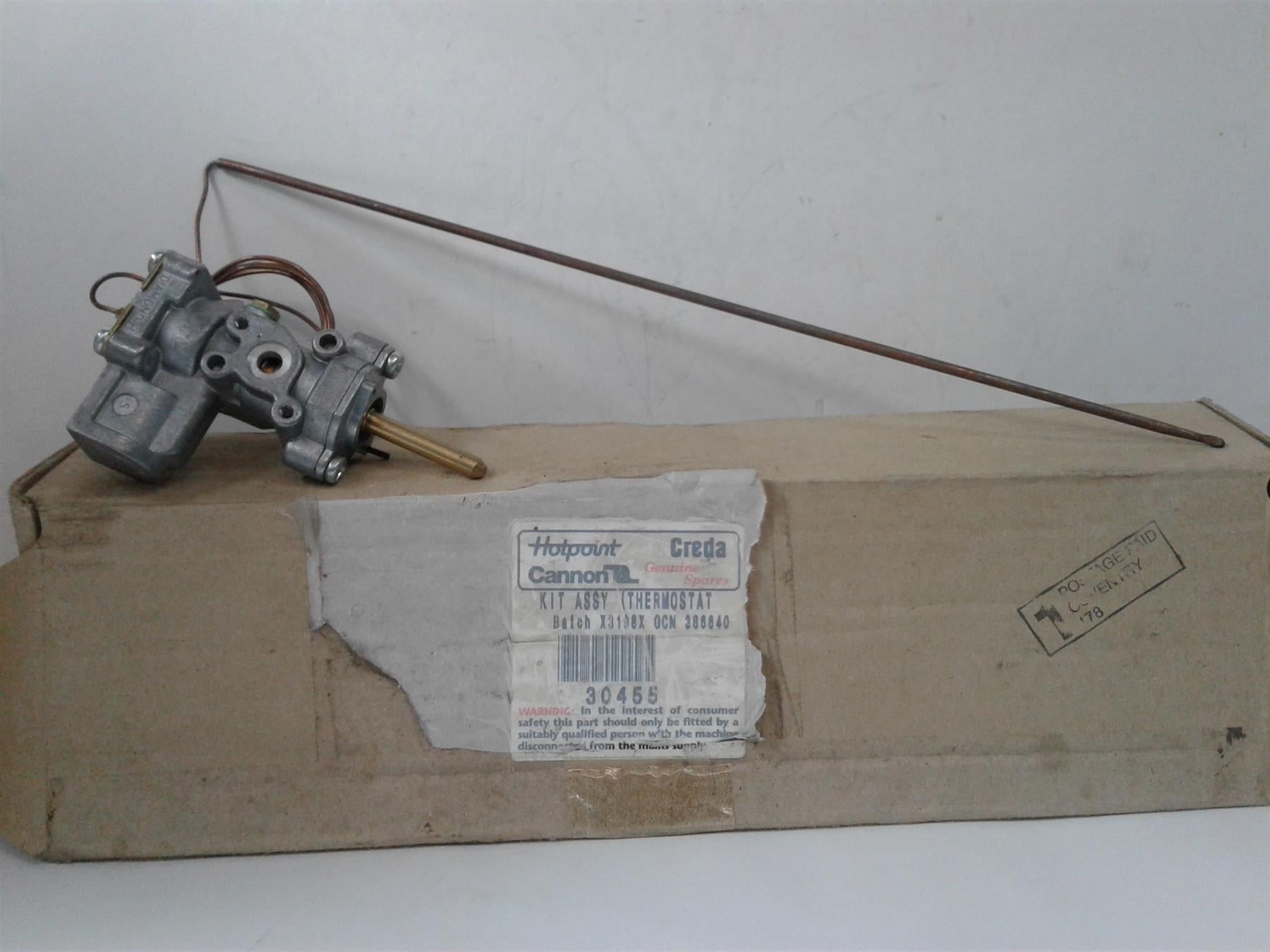 New Hotpoint Creda BOILER Thermostat Assembly Kit 30455