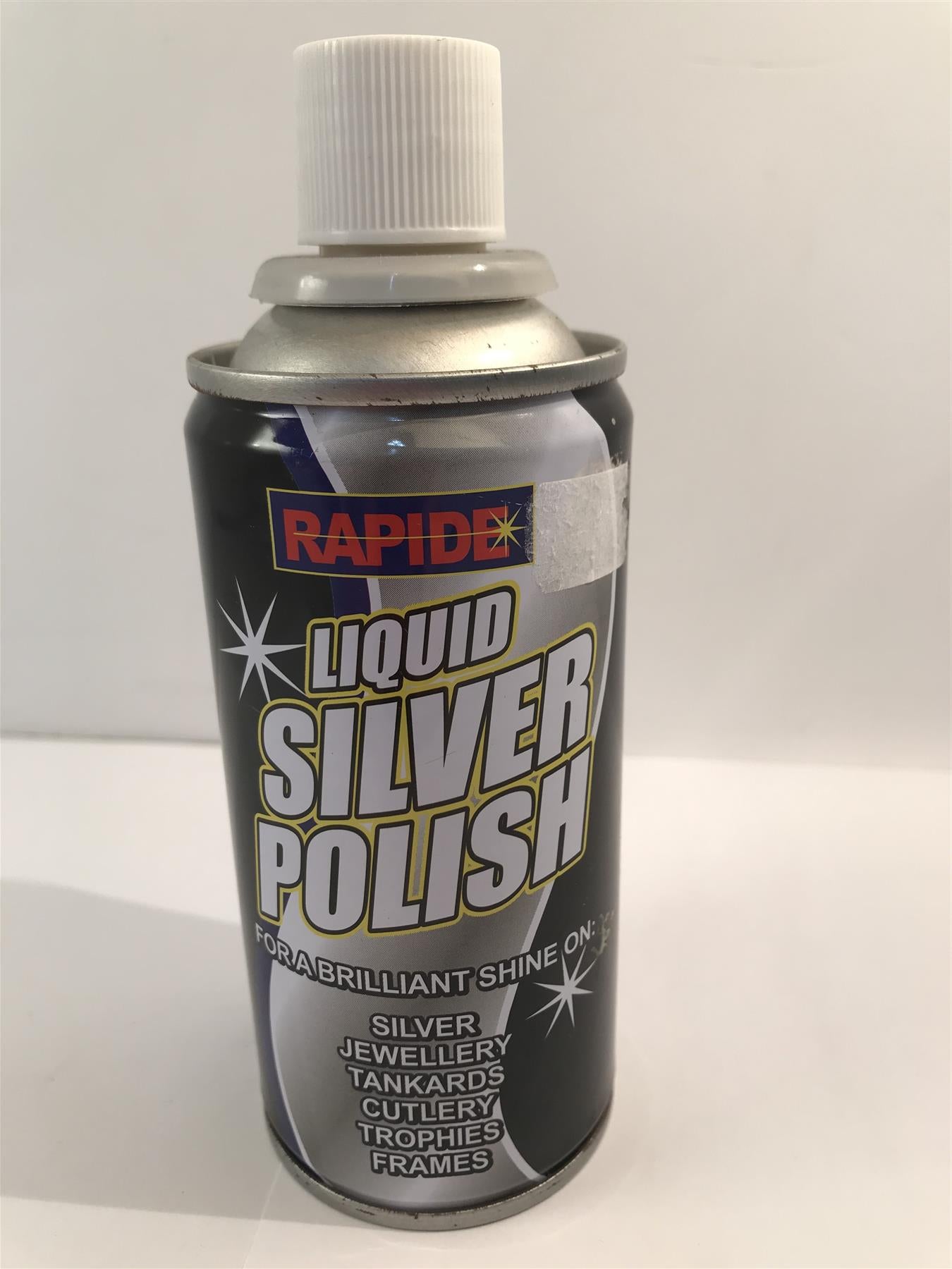 Liquid Silver Polish for Jewellery Trophies Cutlery etc 180ml