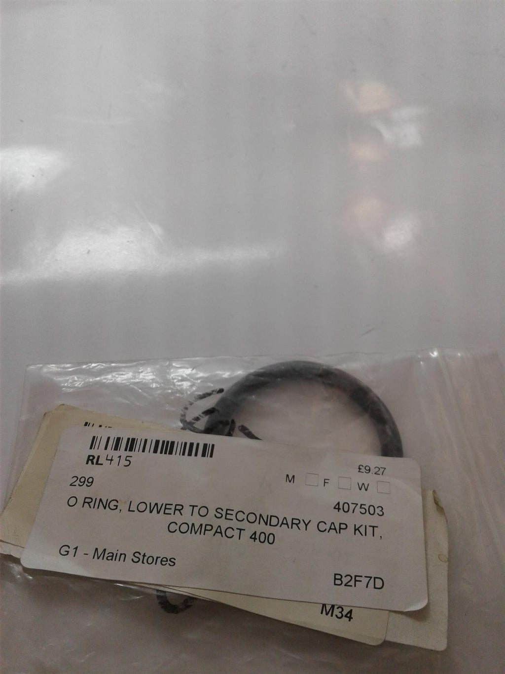 NEW ARISTON ORING SEAL 407503