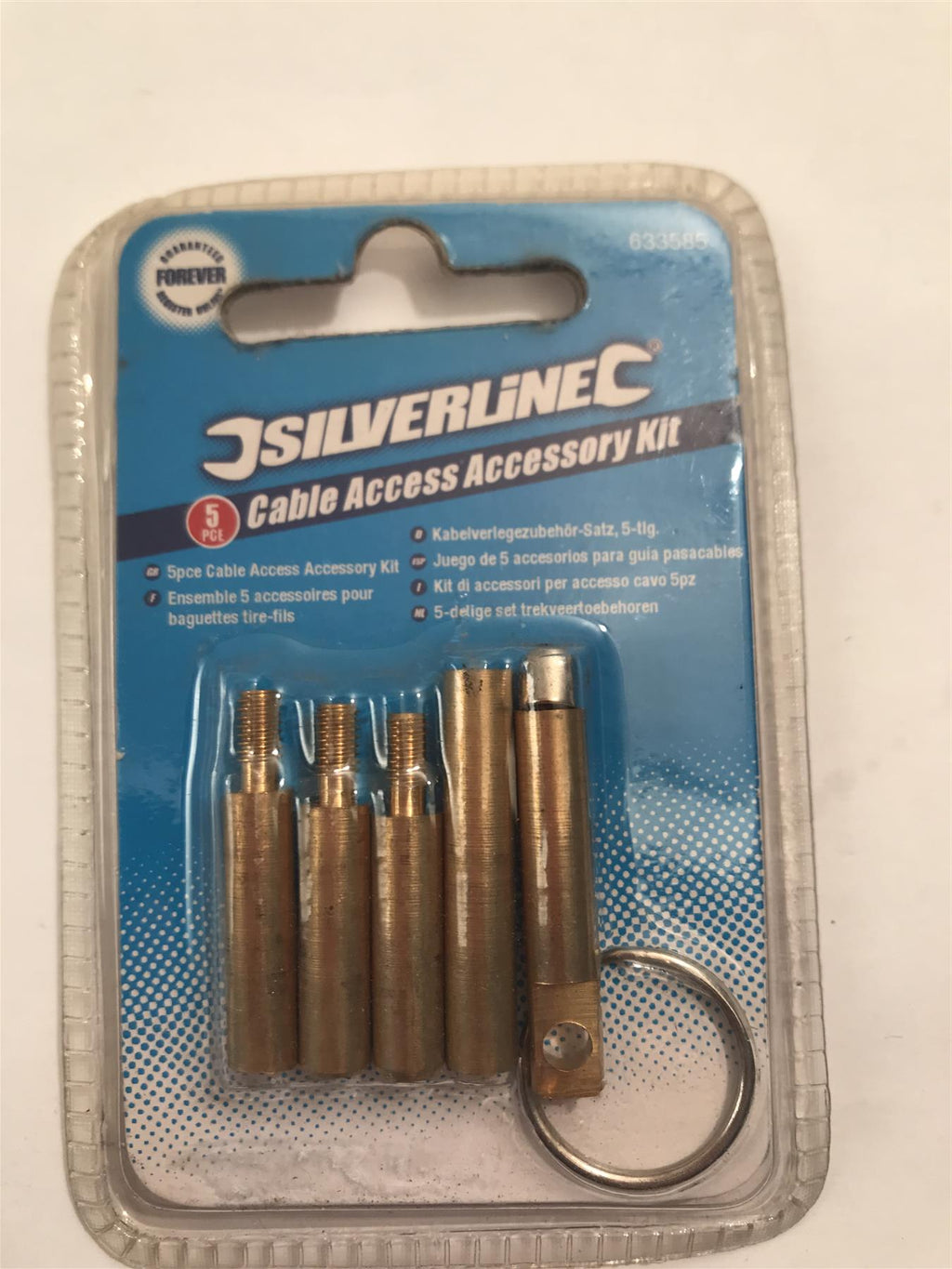 Silverline 5pc Cable Access Accessory Kit 633585