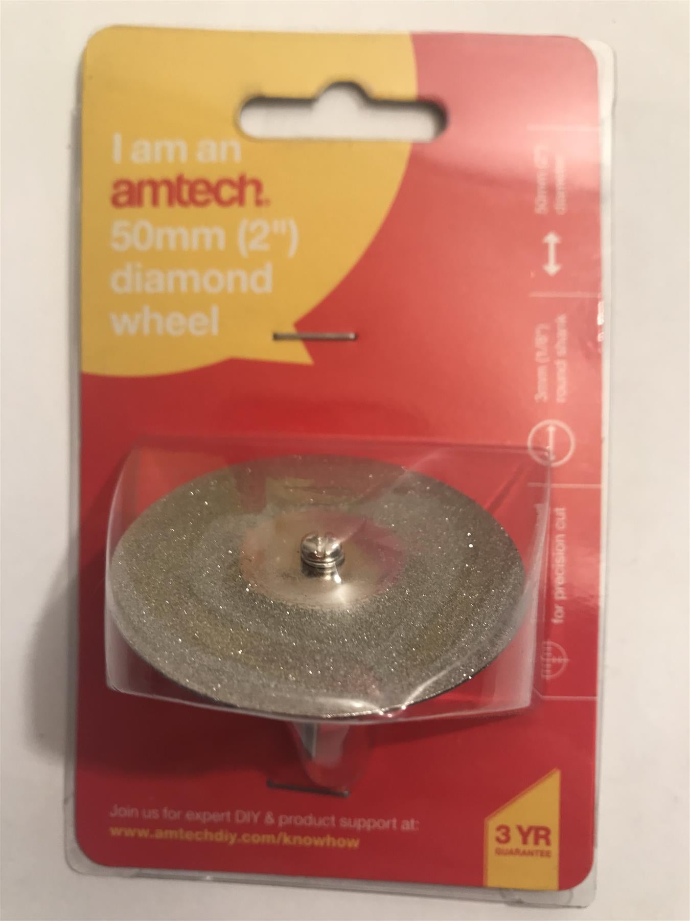 Amtech 50mm (2") Diamond Wheel F0977