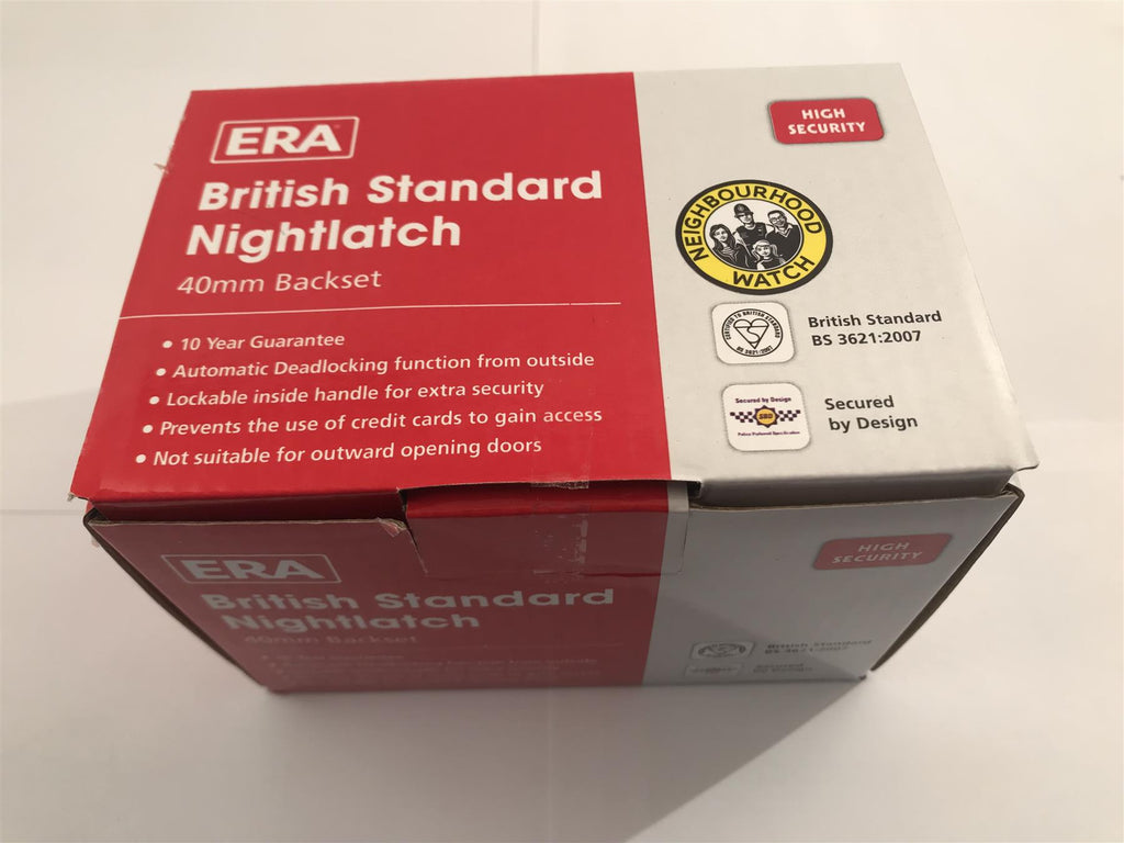 Era High Security Night Latch 1830-35-1 Satin Chrome 40mm