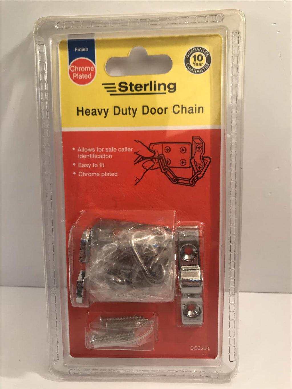 Sterling DCC200 Heavy Duty Chrome Plated Door Chain