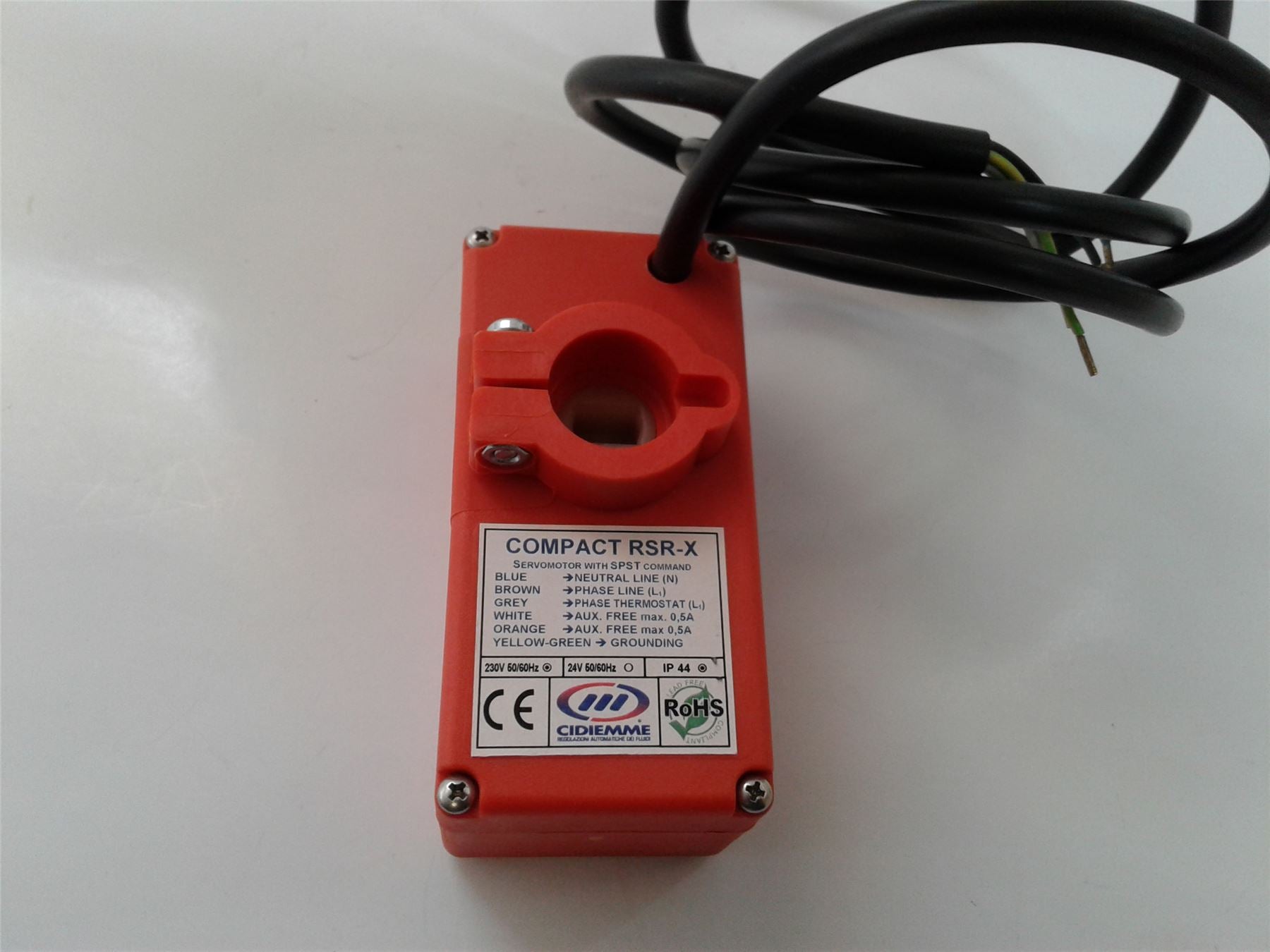 NEW MOTRSF-X SERVOMOTOR Reversible for 1/2- way ball valves with SPST control