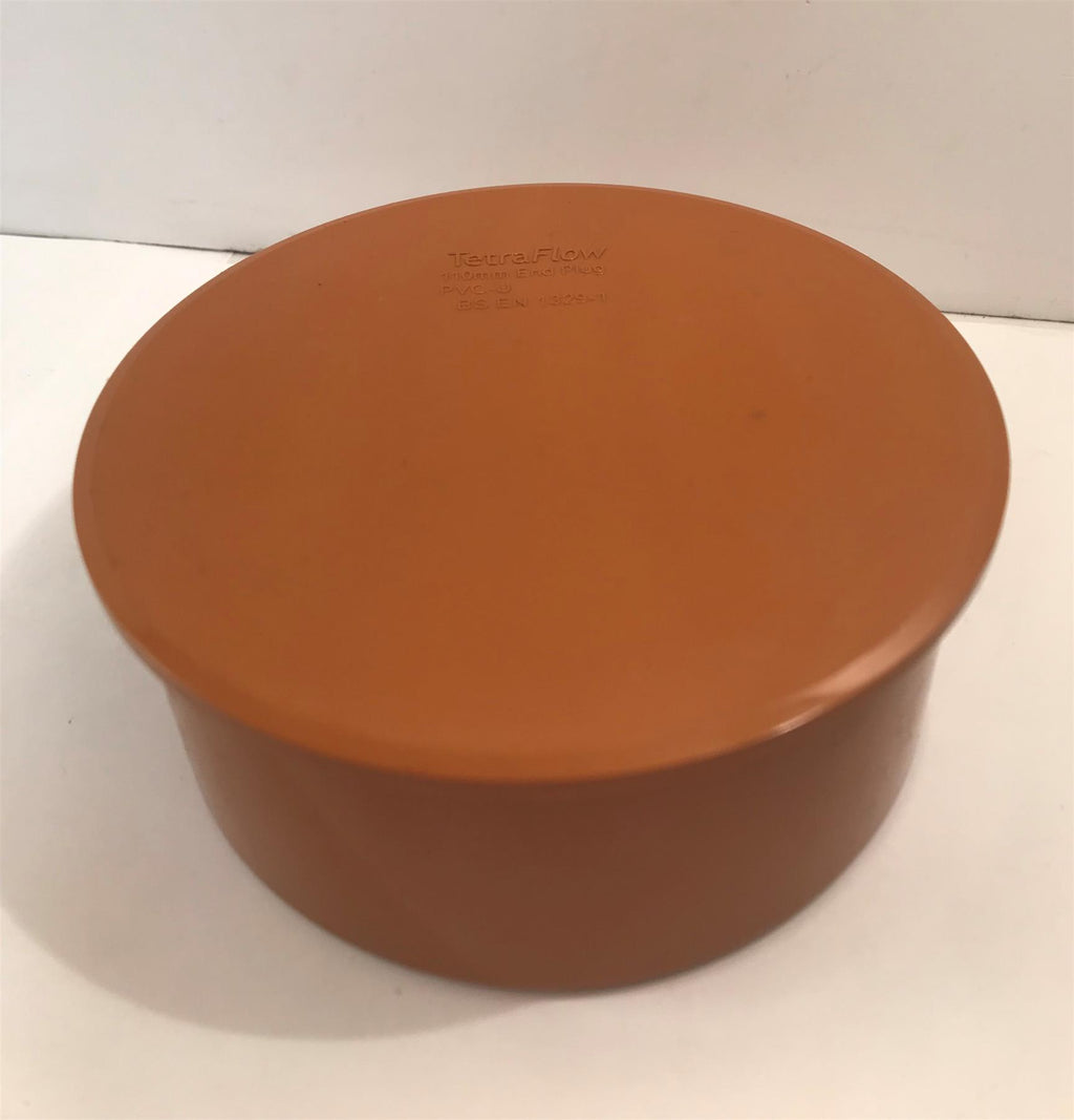 Tetra Flow Drainage End Plug 110mm Brown