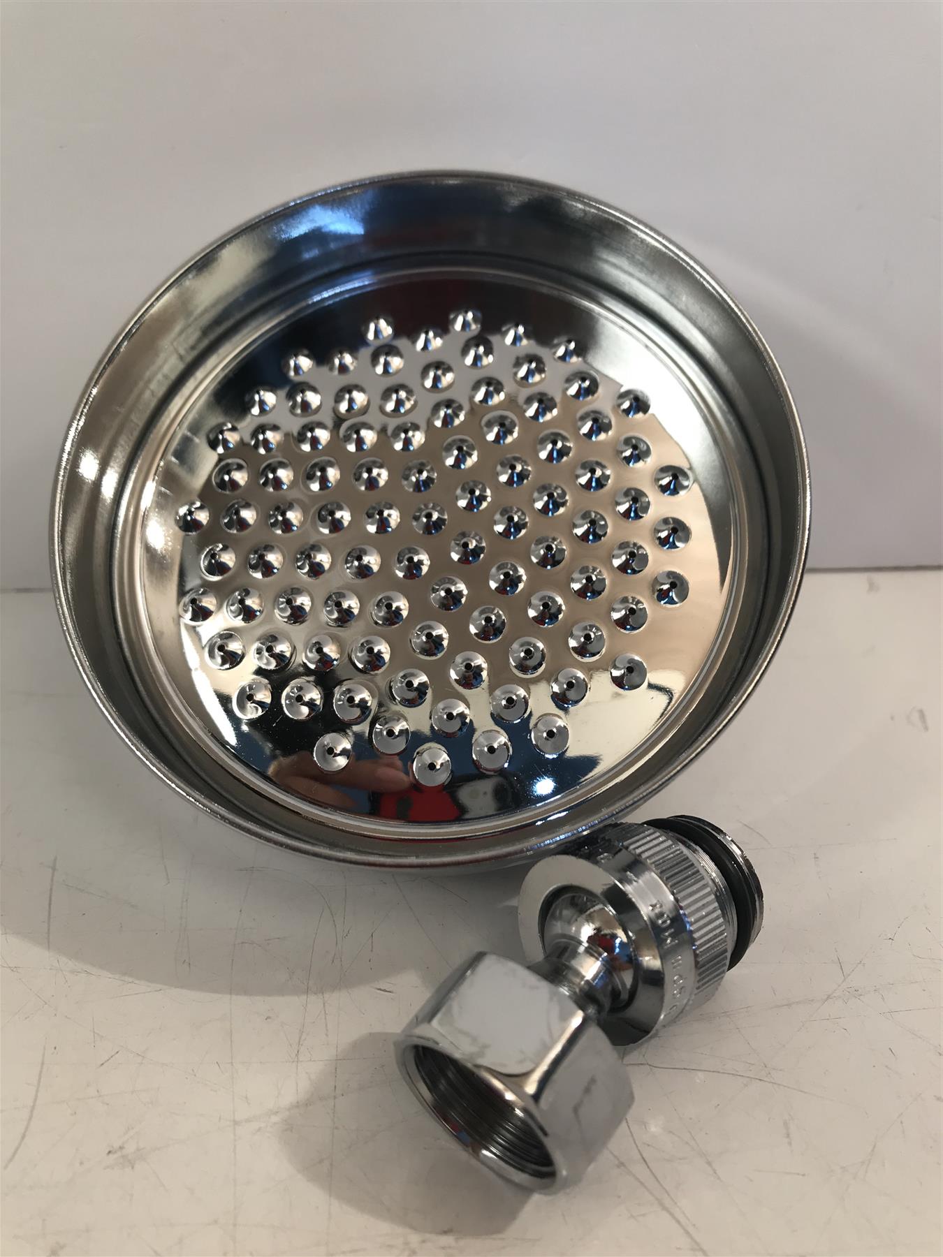 SHOWER ROSE TULIP HEAD 4" CHROME