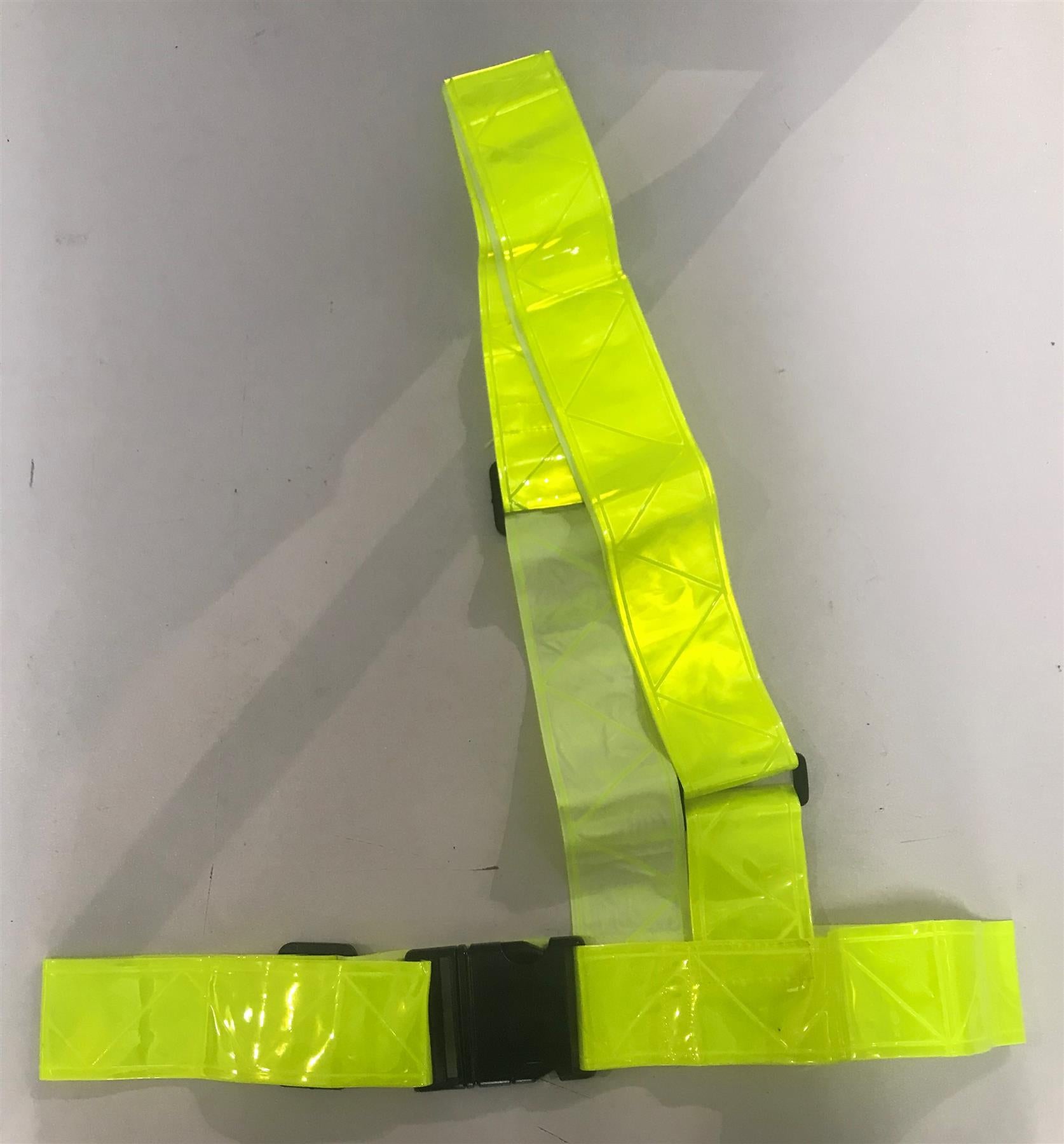 High Viz Reflective Safety Sash Belt