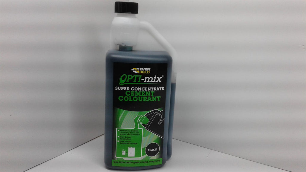 Everbuild Opti-Mix Cement Colourant Super Concentrated, Black, 1 Litre
