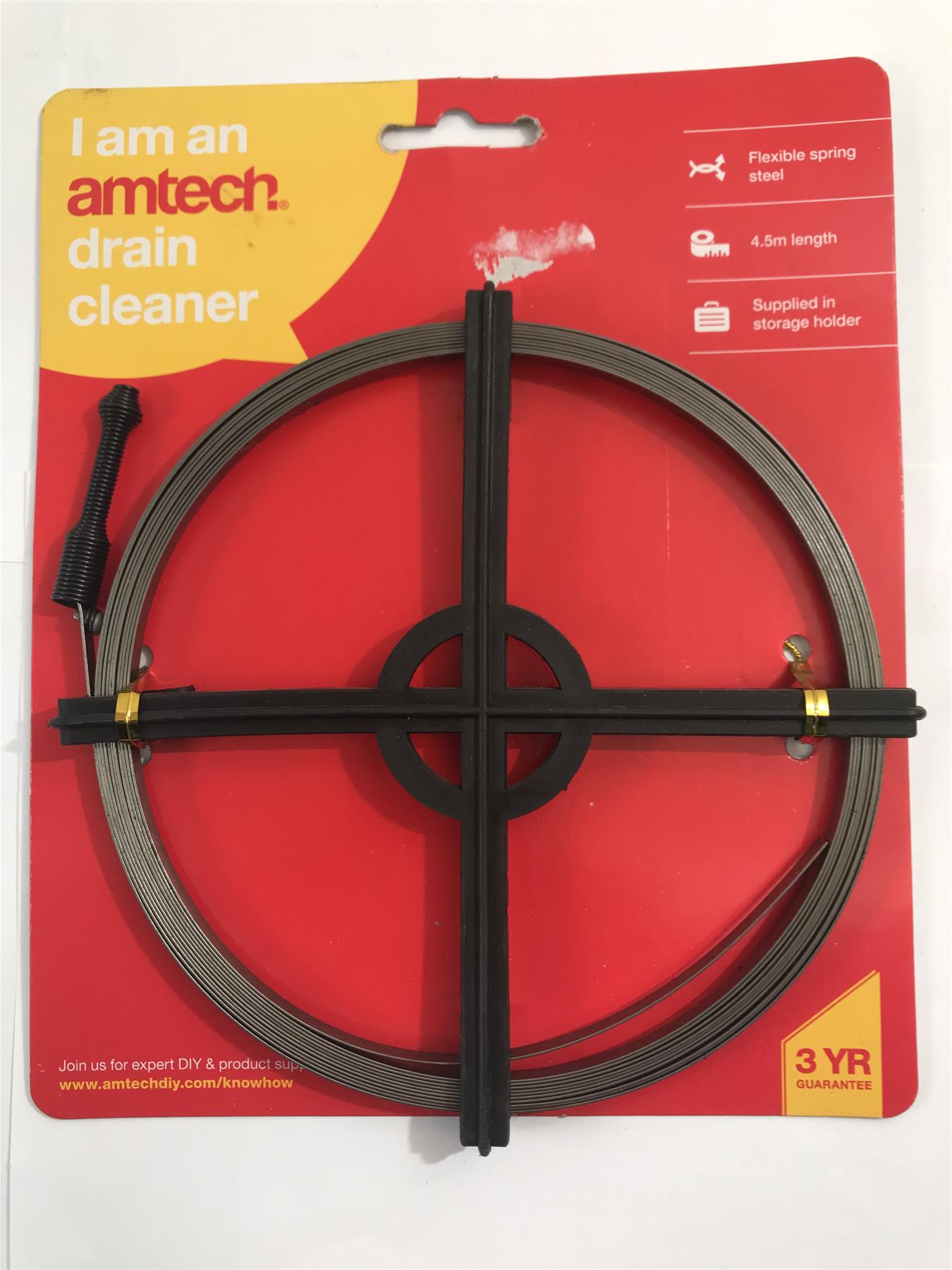 Amtech 4.5m Drain Cleaner  S1900