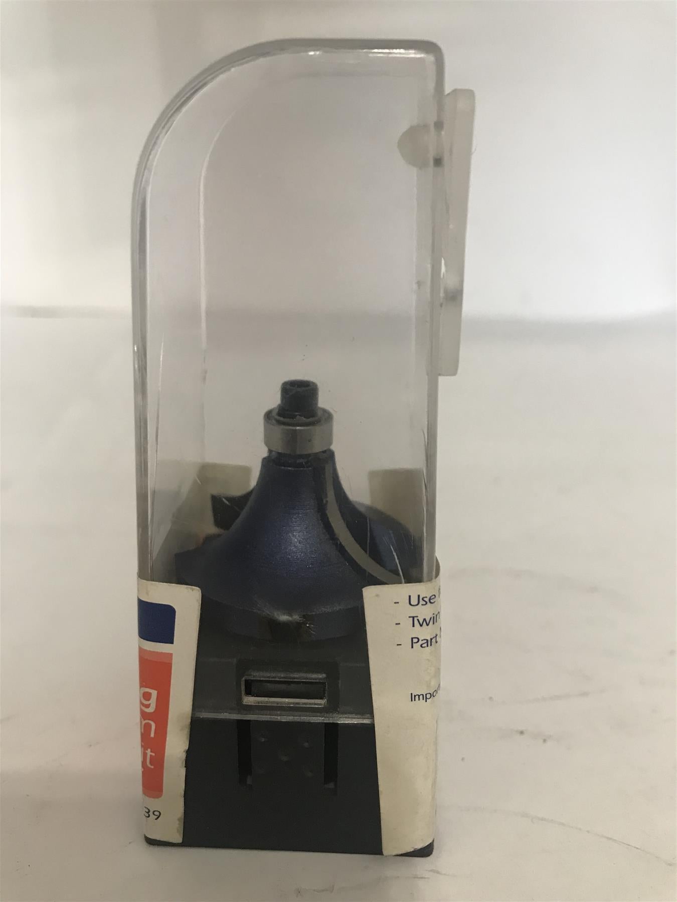 Draper 1/4" Beading 38 x 20mm TCT Router Bit 75339