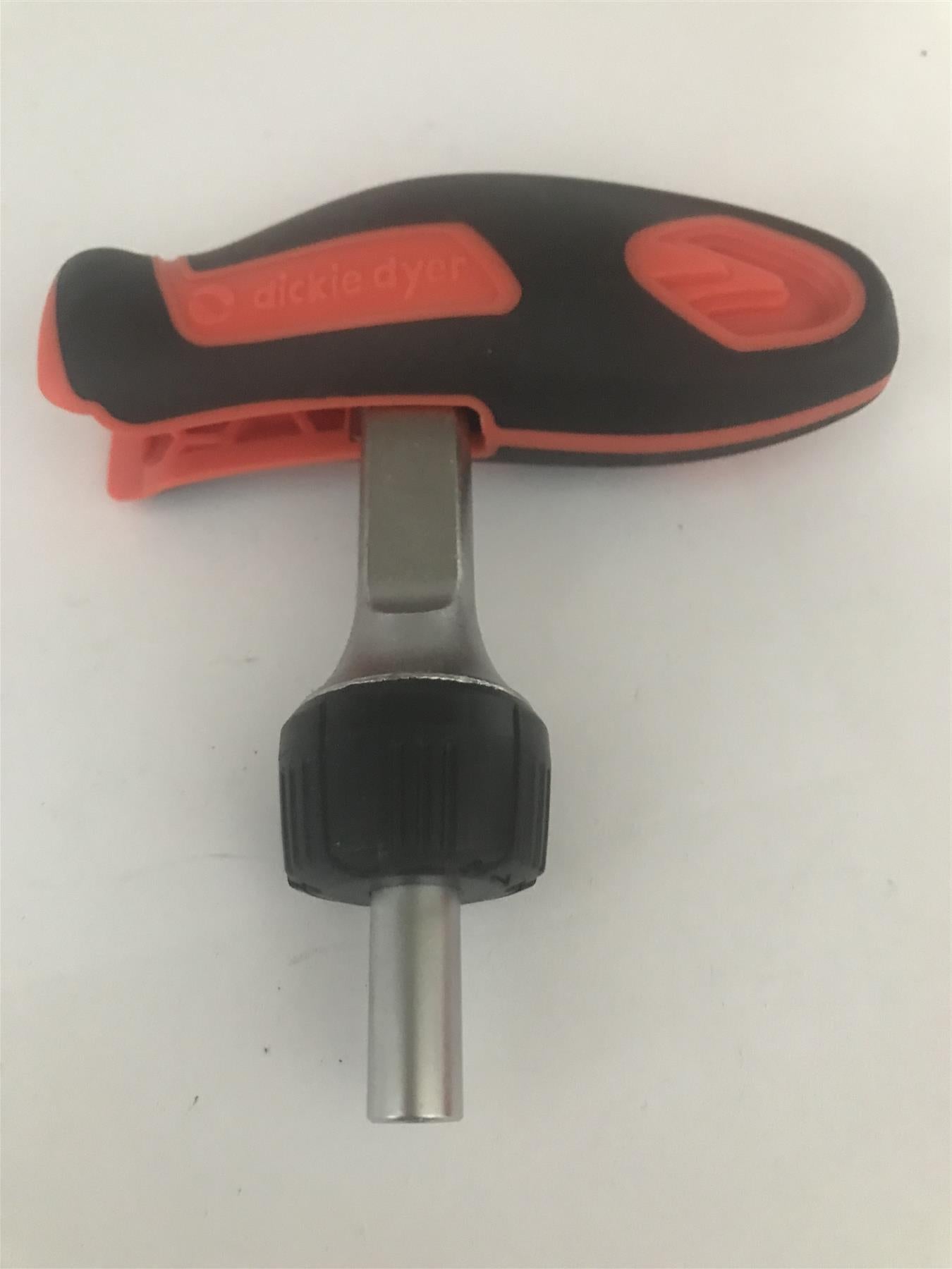 Dickie Dyer 2-Way Ratcheting Screwdriver Soft Grip  18.301