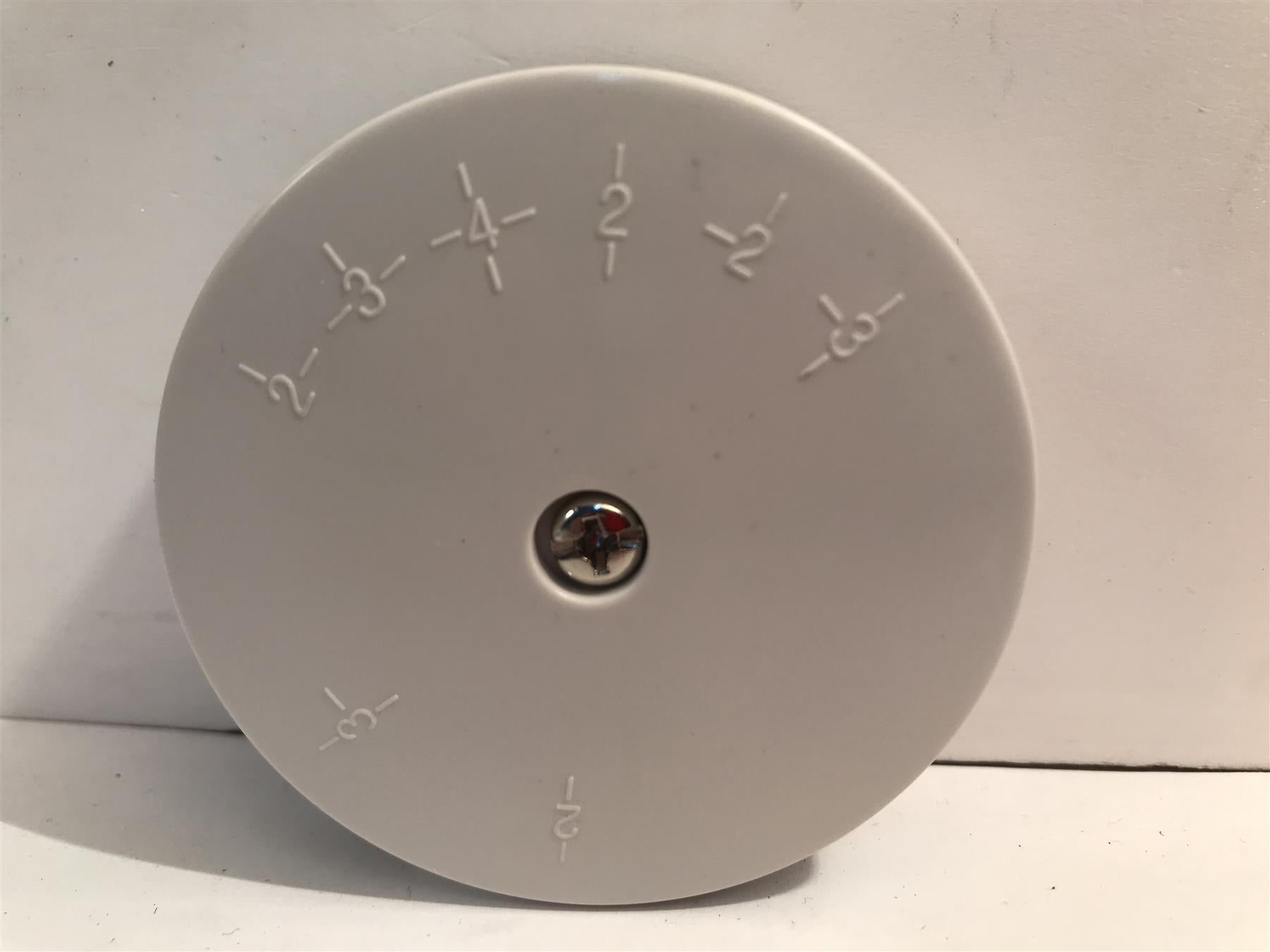 Selectric LGK825 Round Junction Box White 4 Terminal - 5 Amp