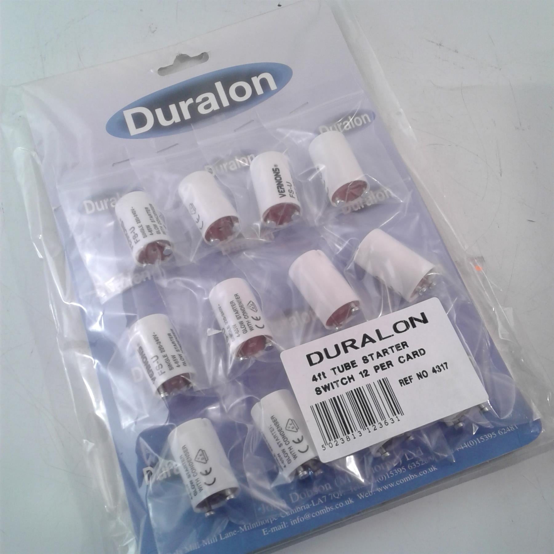 Duralon 4ft Tube Starter Switch (12 Pack)