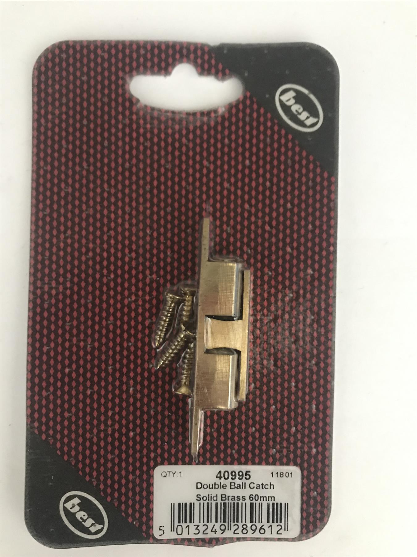 Best Double Ball Catch solid Brass 60mm  40995