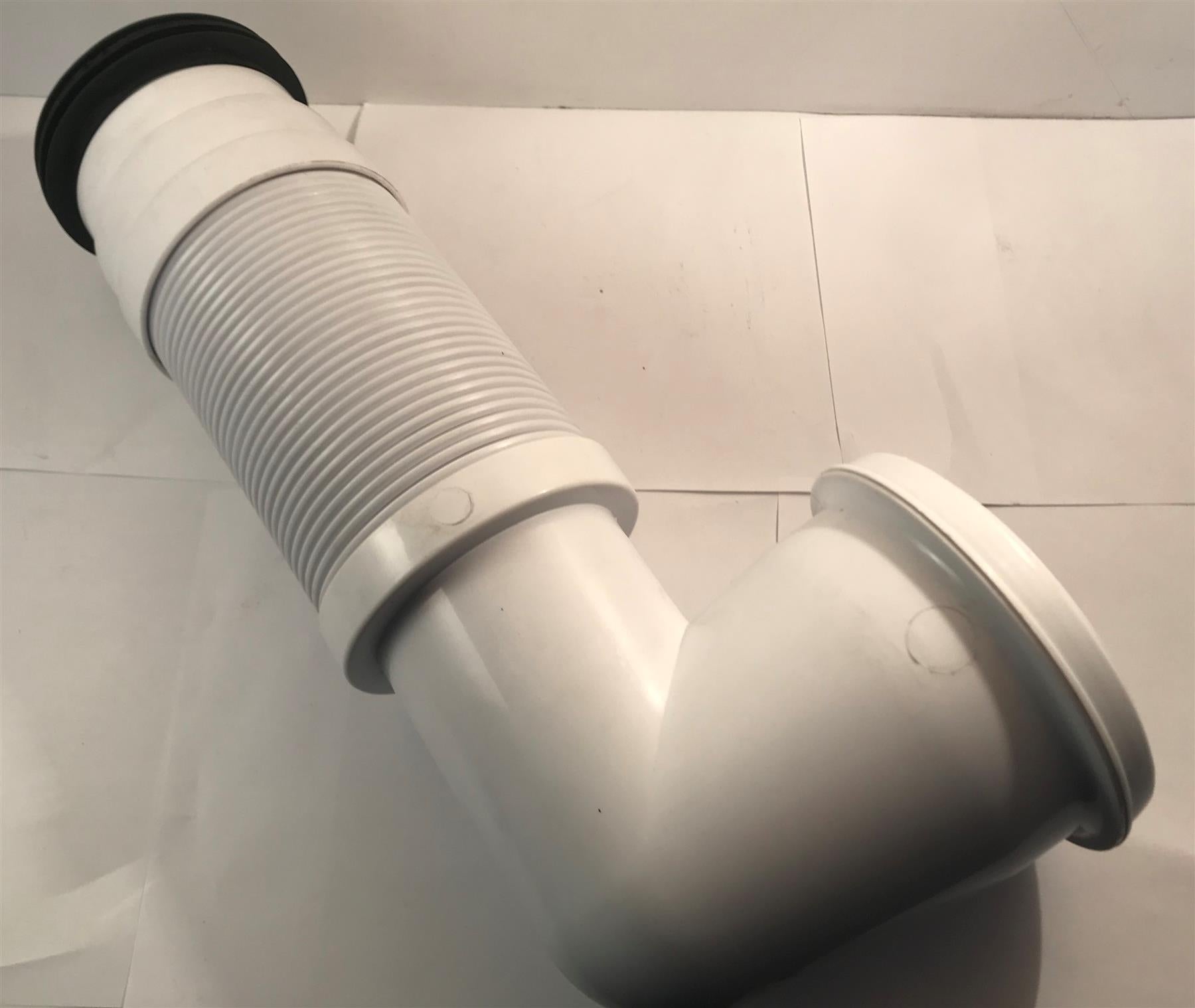 90 Degree Bent Flexible Waste Pan Connector