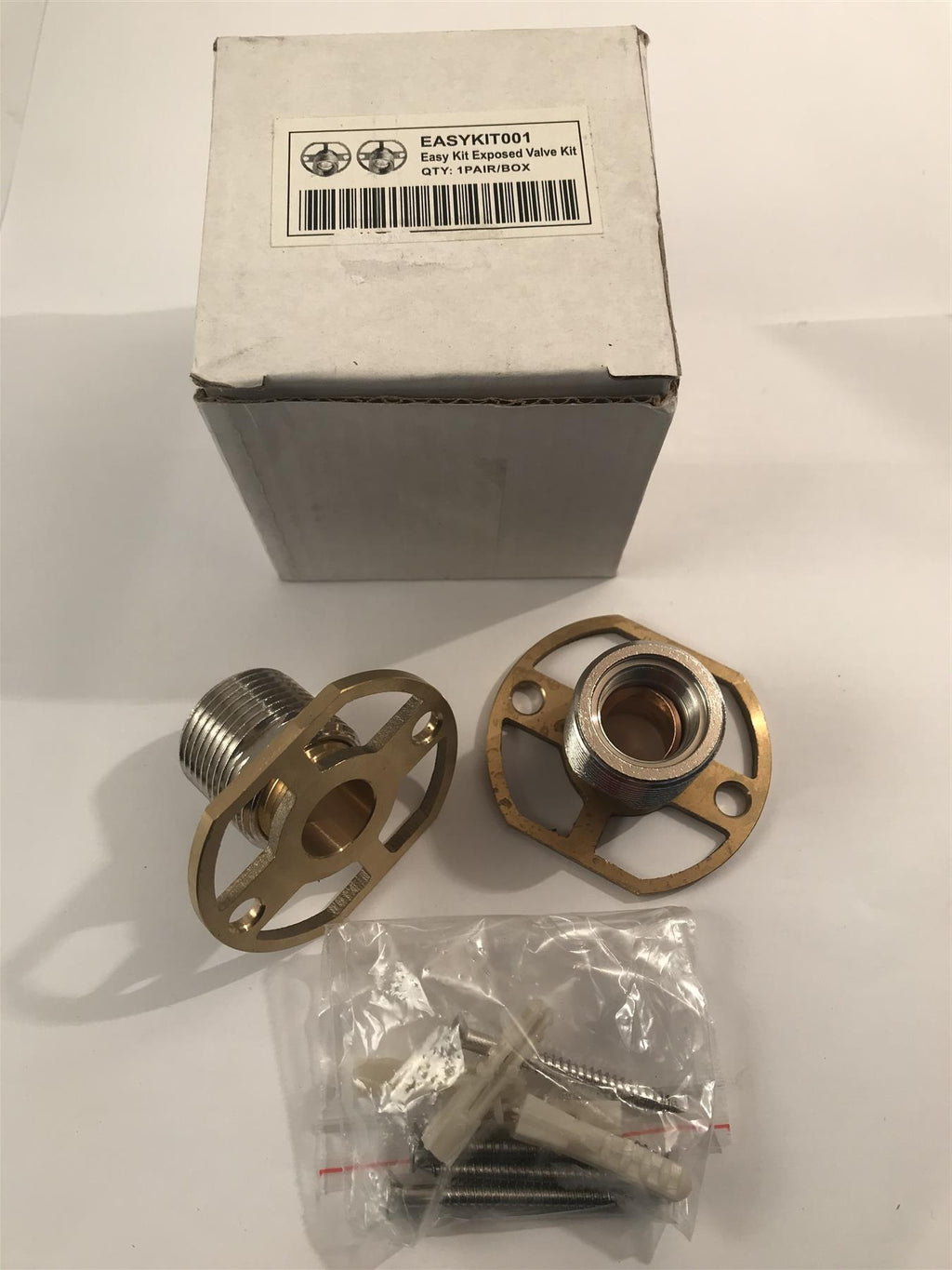 Easy Kit Exposed Bar Shower Valve Kit  1 Pair  EASYKIT001