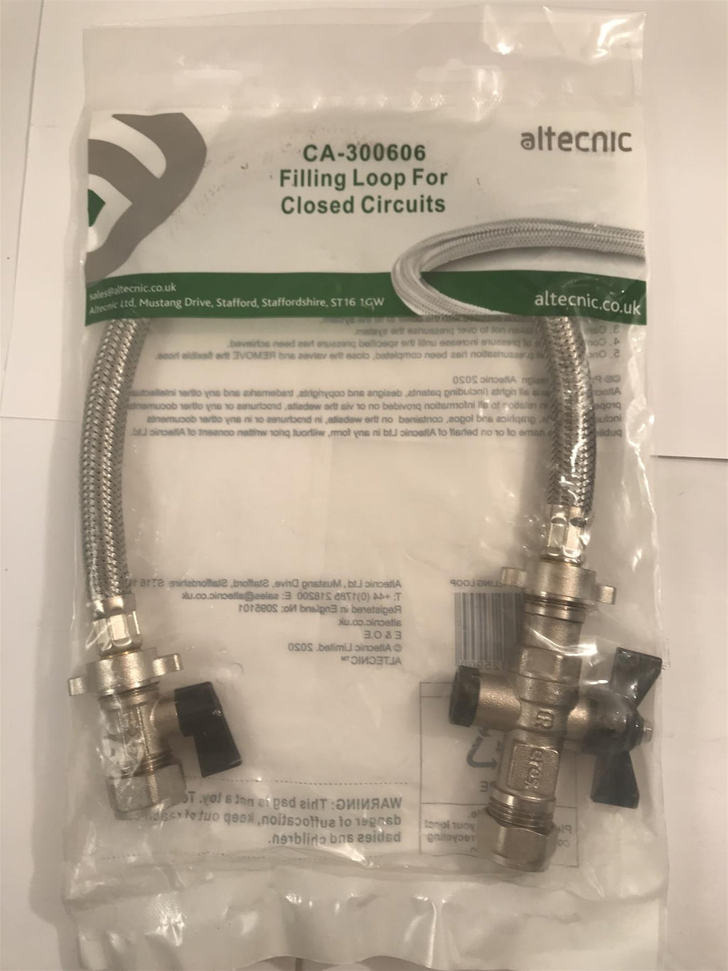 Altecnic Filling Loop for Closed Circuits  CA-300606