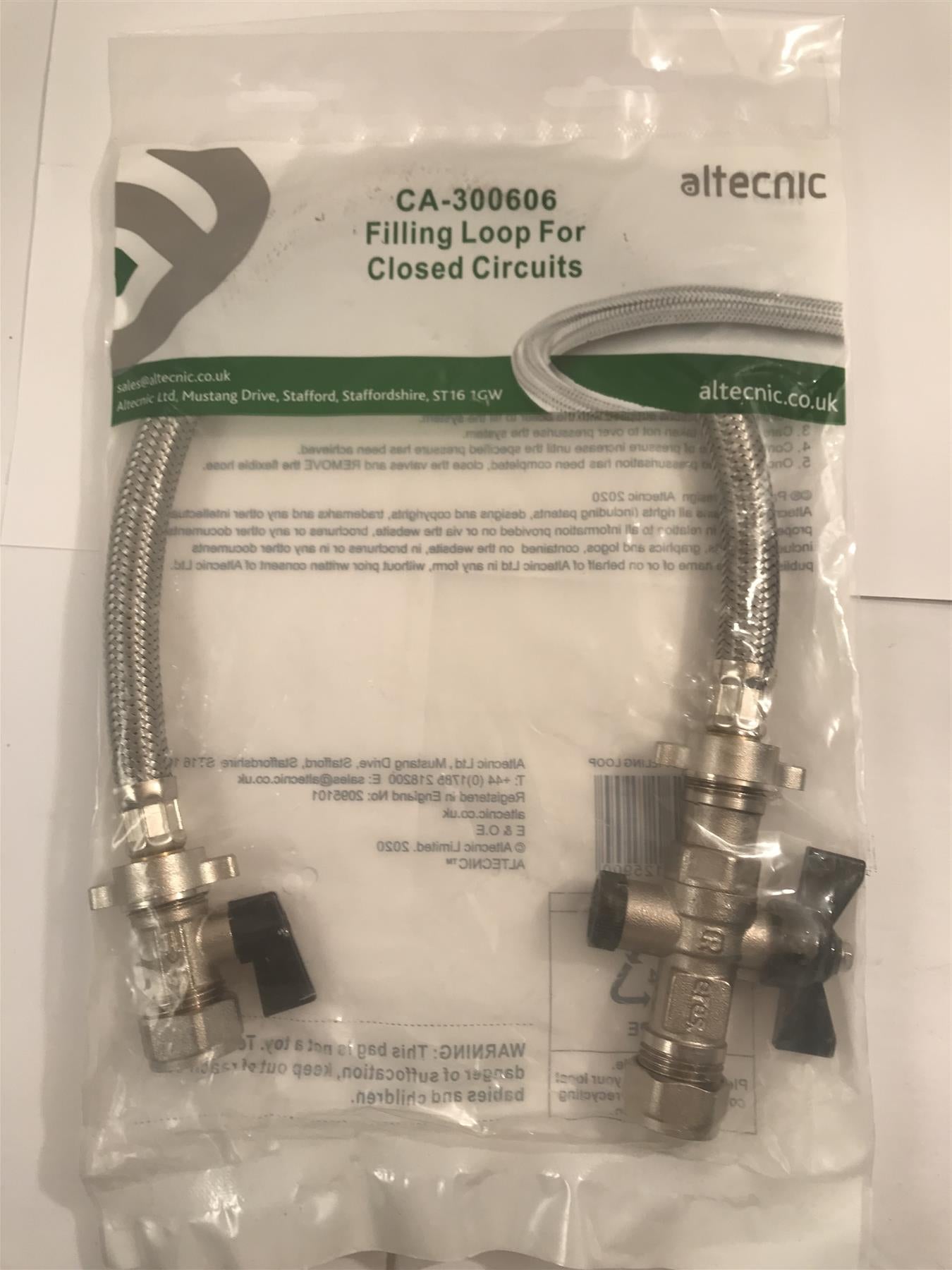 Altecnic Filling Loop for Closed Circuits  CA-300606
