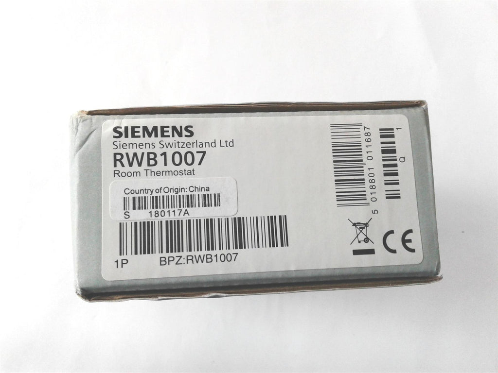 New Siemens 7 Day Timer 2 Room Thermostat RWB1007