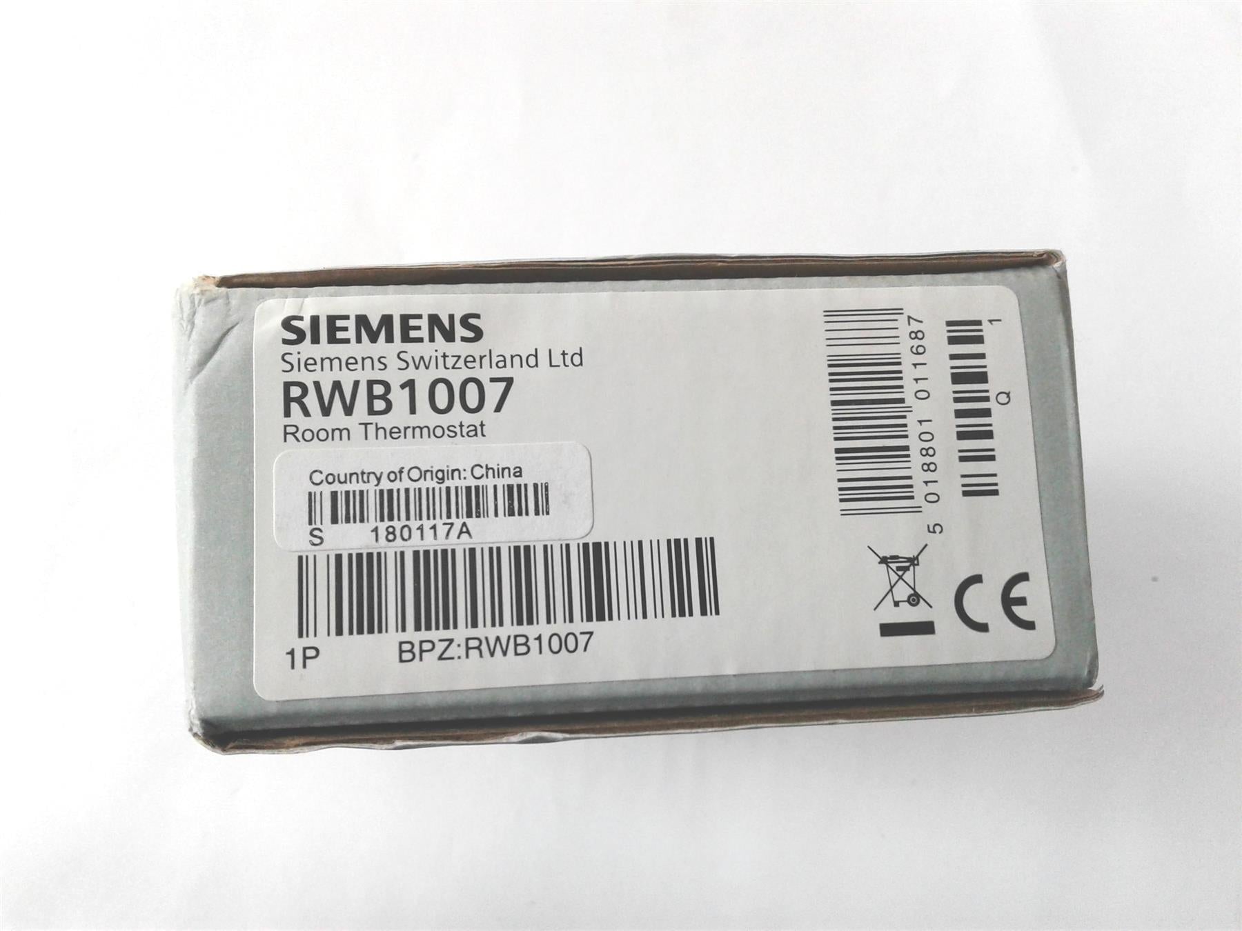New Siemens 7 Day Timer 2 Room Thermostat RWB1007