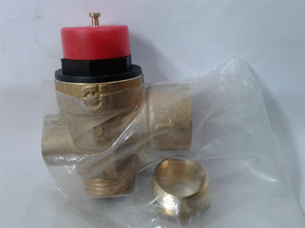 NEW Caleffi HALSTEAD 300734 3 BAR 1/2" PRESSURE RELIEF VALVE
