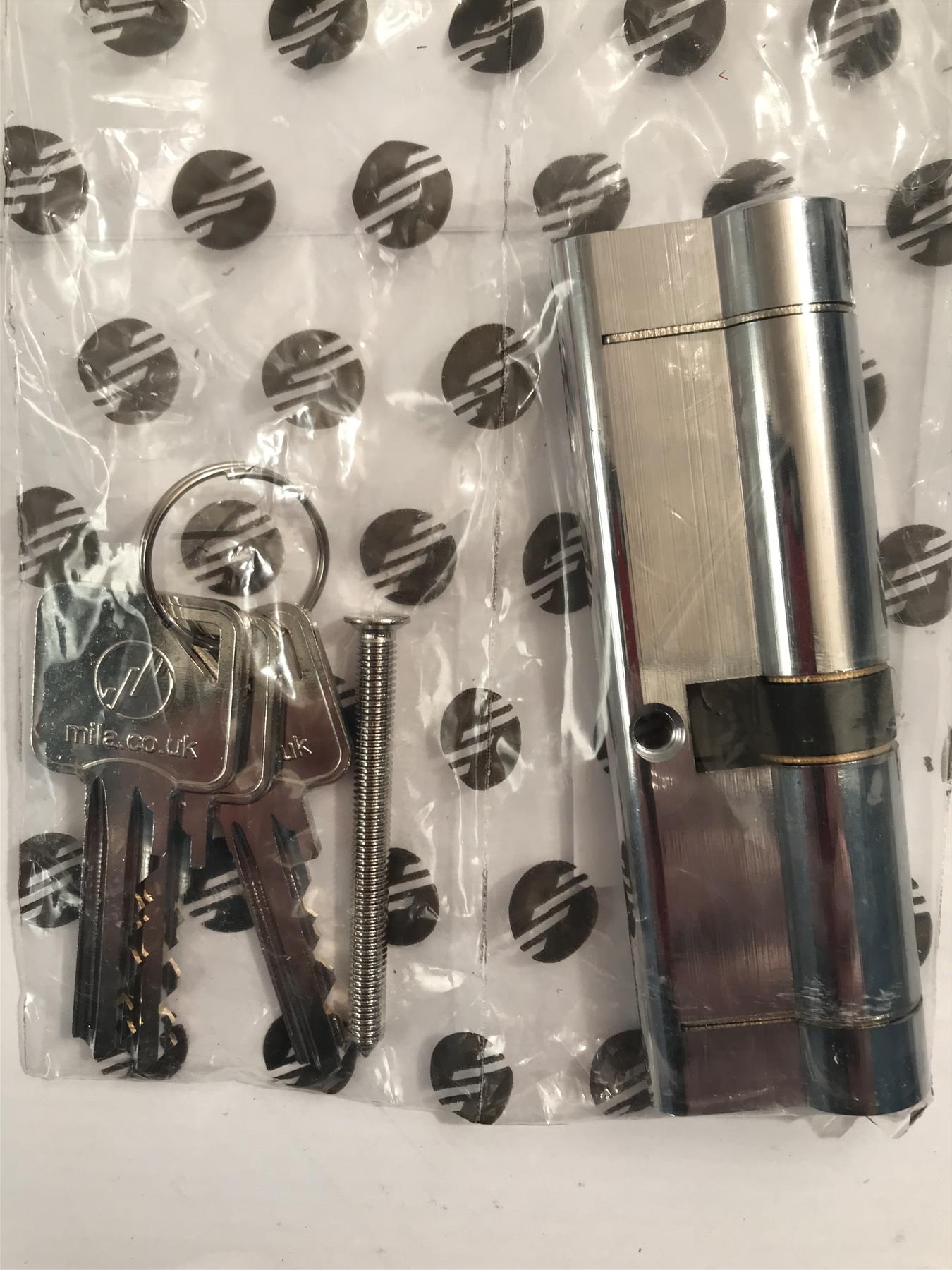 Mila Standard Security Euro Cylinder 45/55 Polished Chrome BX4555EDPCM6