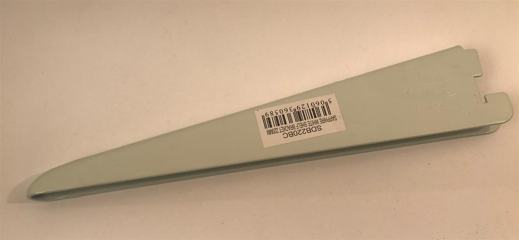 Sapphire White Shelf Bracket 220mm  SDB220BC