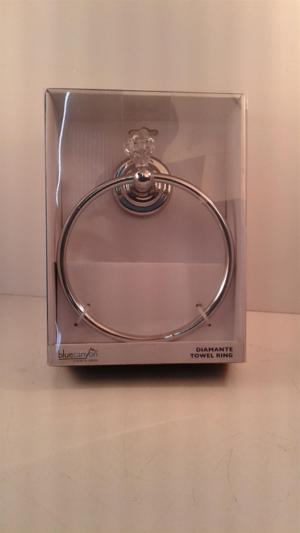 Blue Canyon Diamante Towel Ring