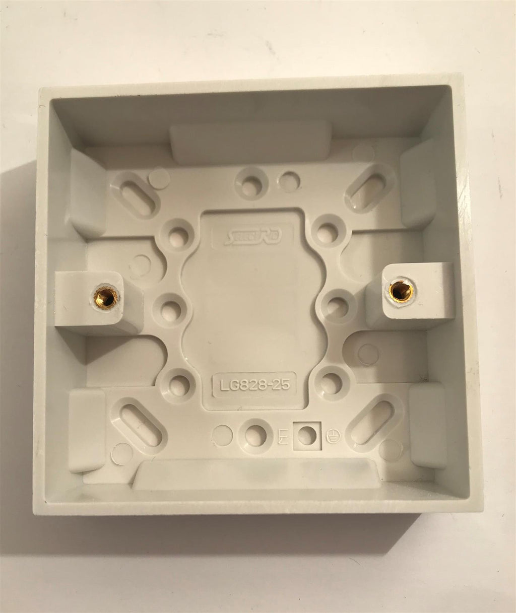 Selectric 1 Gang 30mm Deep Surface Pattress Box  LG828-25