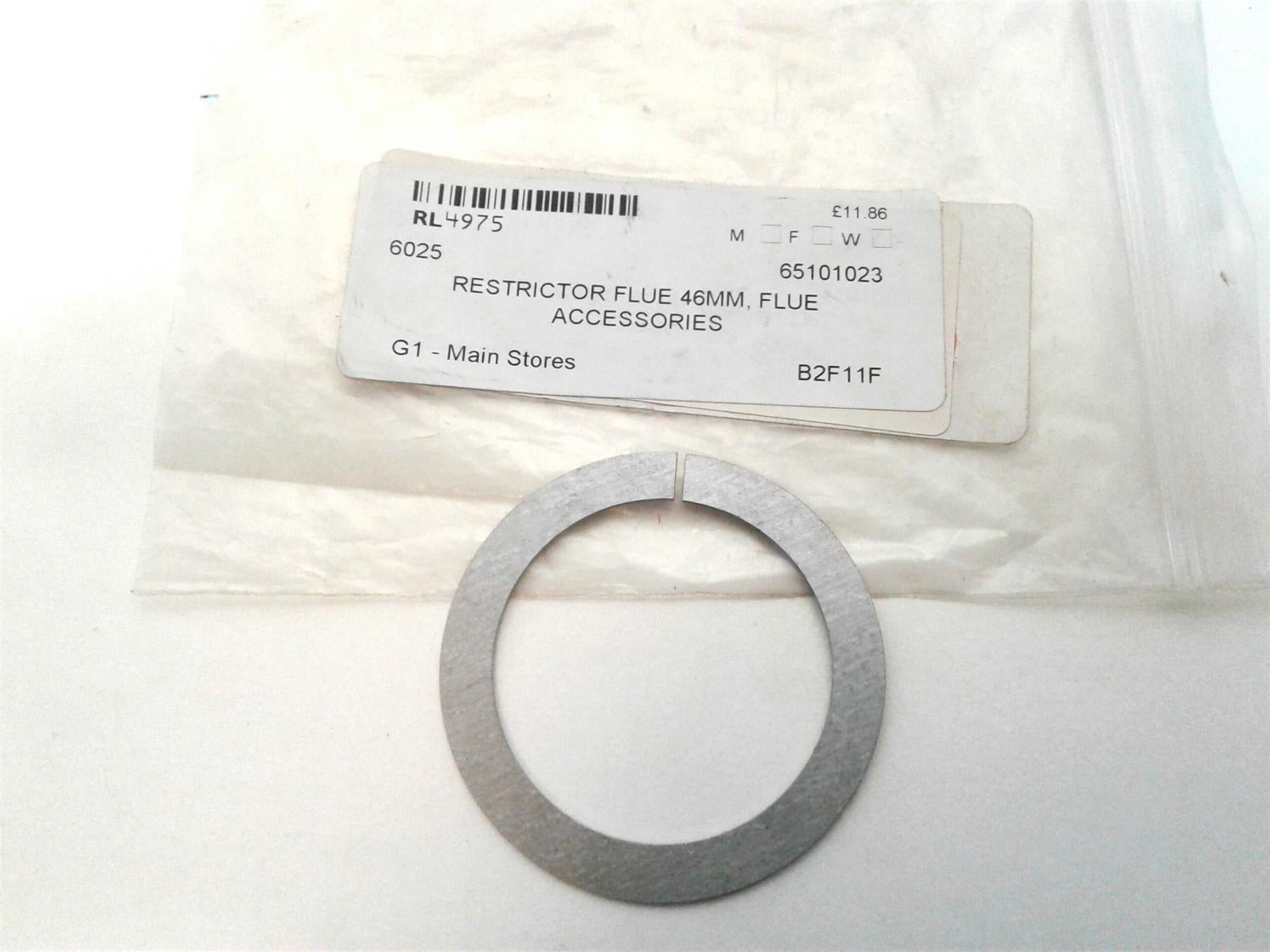 RESTRICTOR FLUE 46MM 65101023