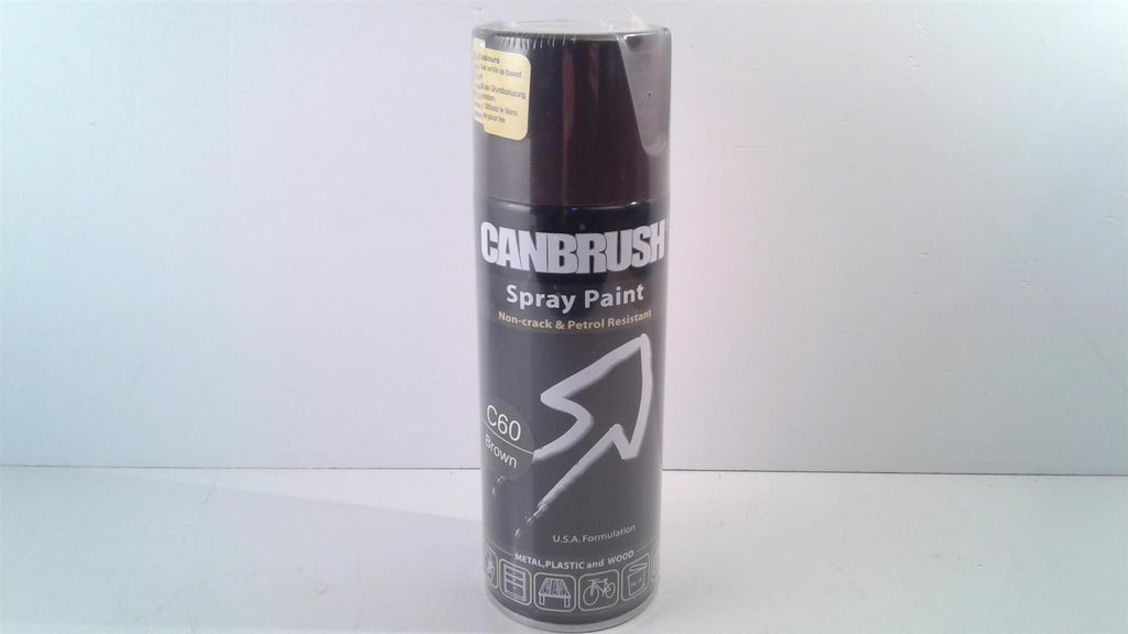 Canbrush Spary Paint C60 Brown for metal, plastic and wood