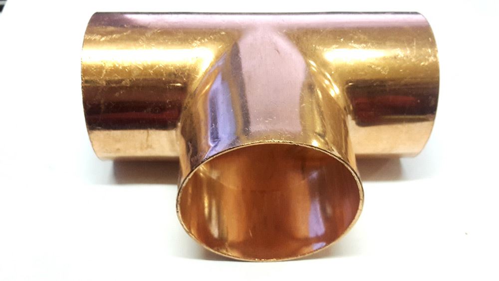 NEW COPPER EQUAL TEE 54mm FITTING