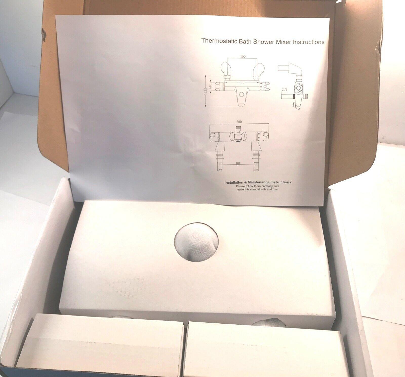 Kartell SHO054SO SOURCE THERMOSTATIC BATH SHOWER MIXER