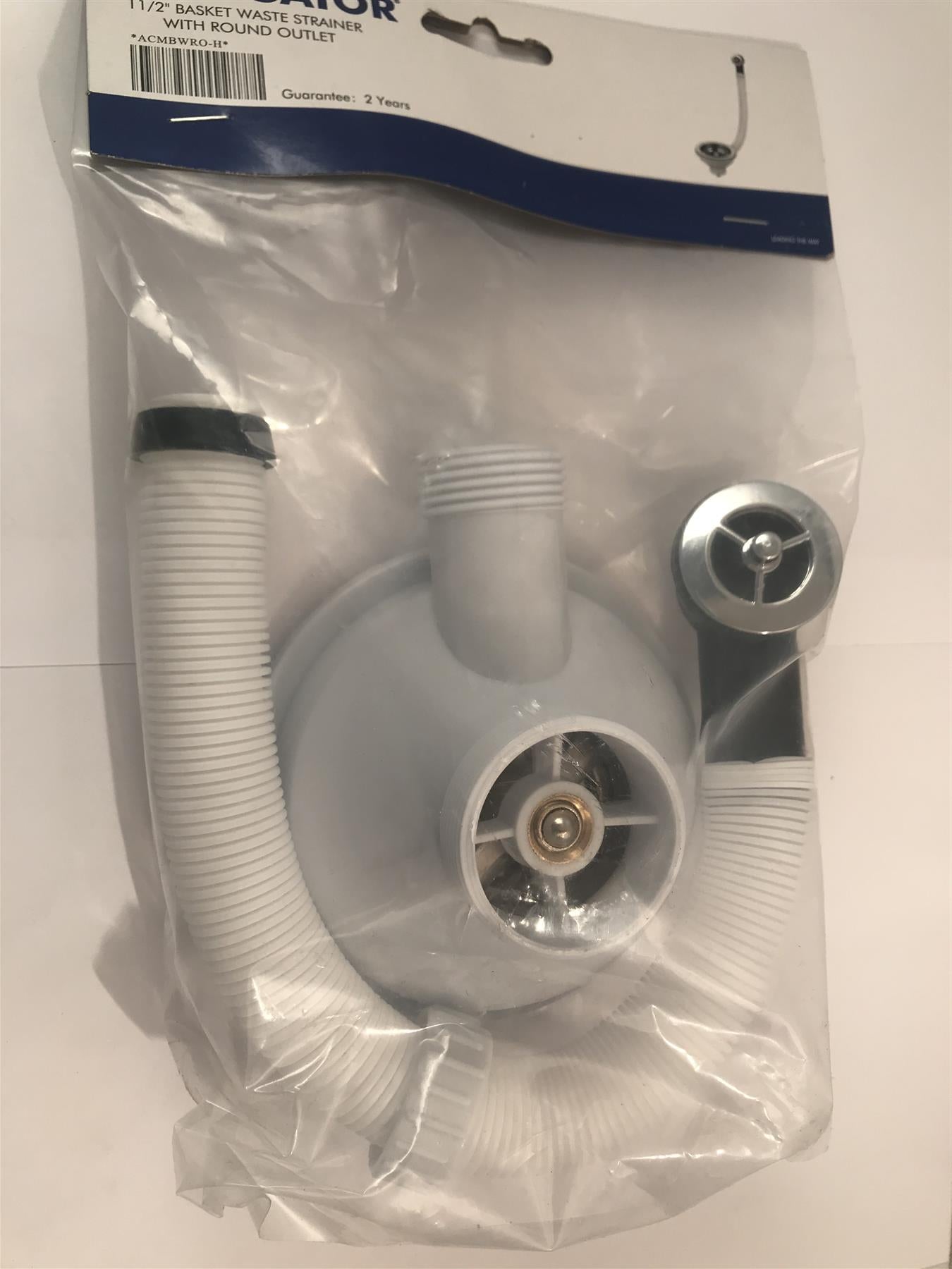 NAVIGATOR 1 1/2" BASKET WASTE STRAINER WITH ROUND OUTLET