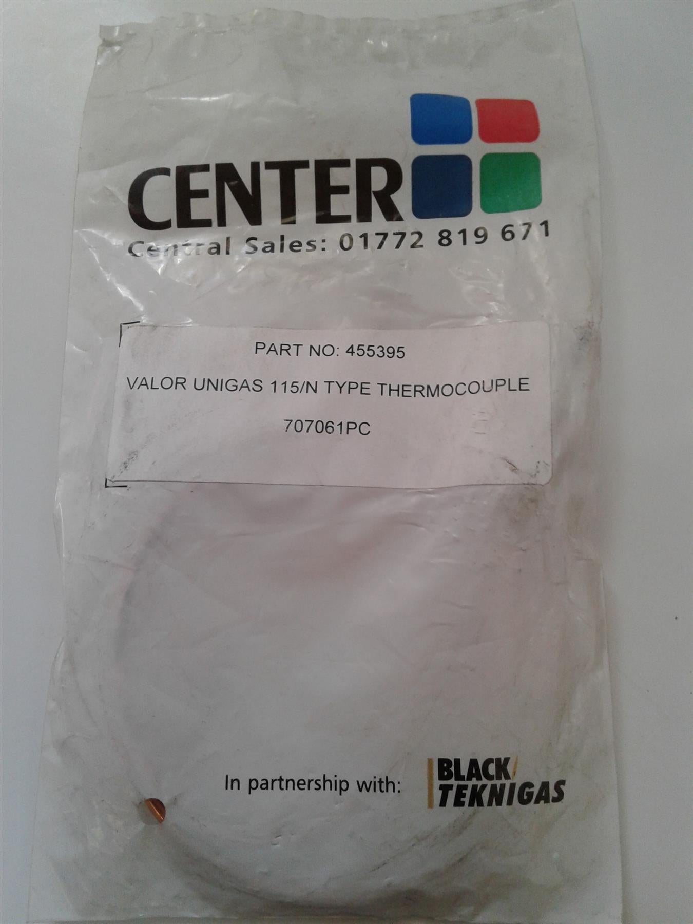 NEW VALOR UNIGAS 115/N THERMOCOUPLE 707061PC 455395