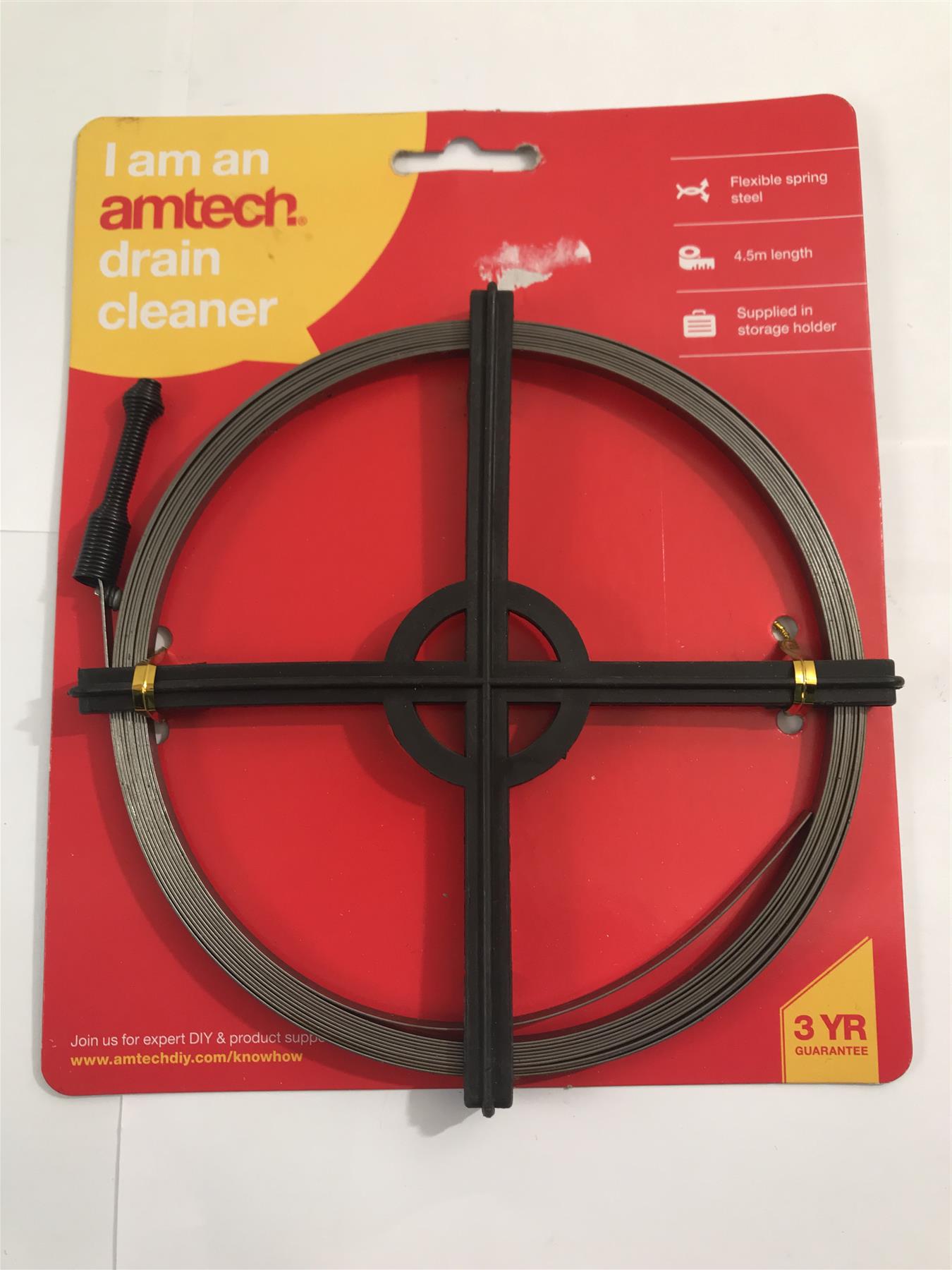 Amtech 4.5m Drain Cleaner  S1900