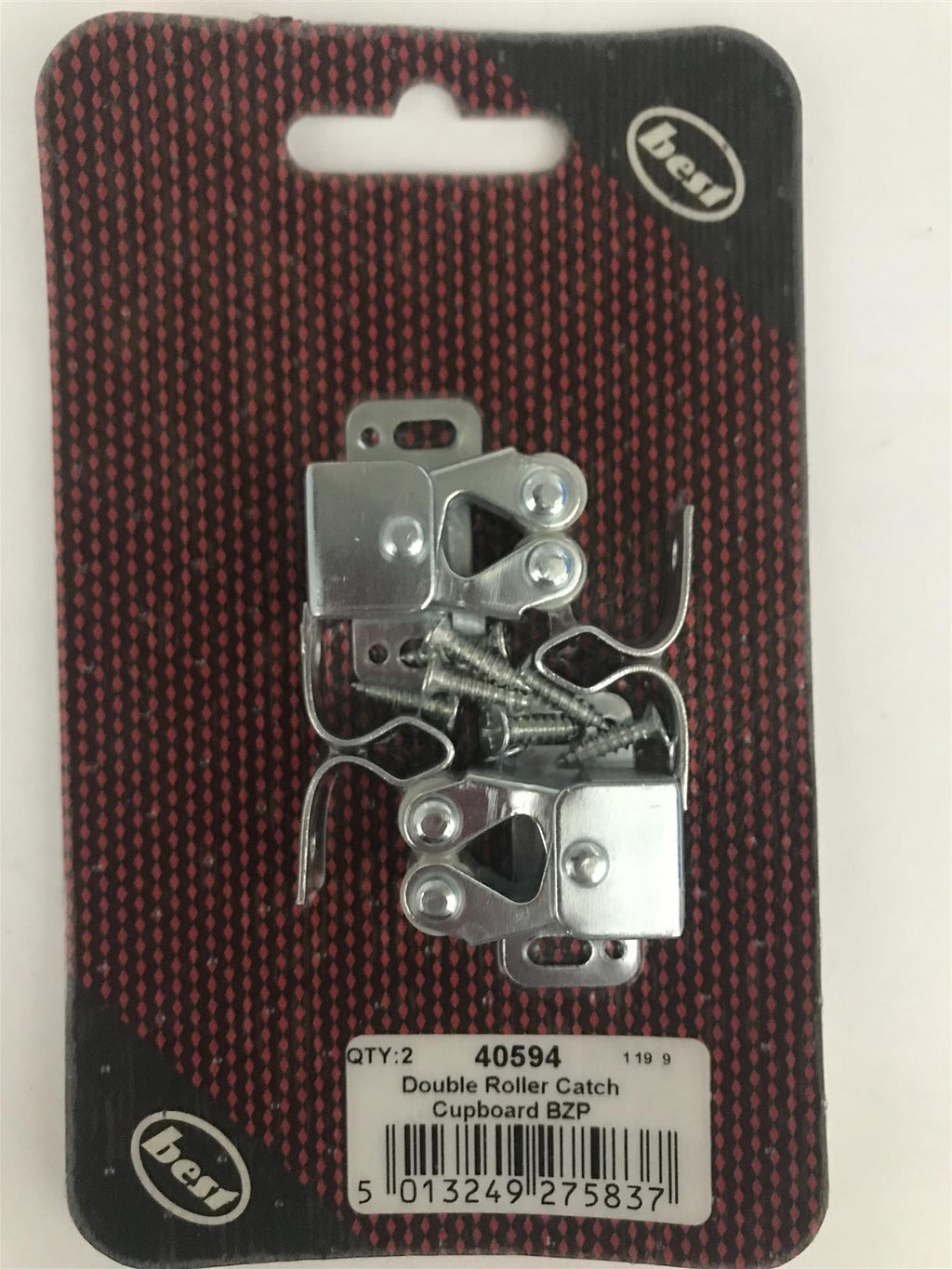 Best double Roller Catch for Cupboards Zinc Plated (2 Pk)  40594