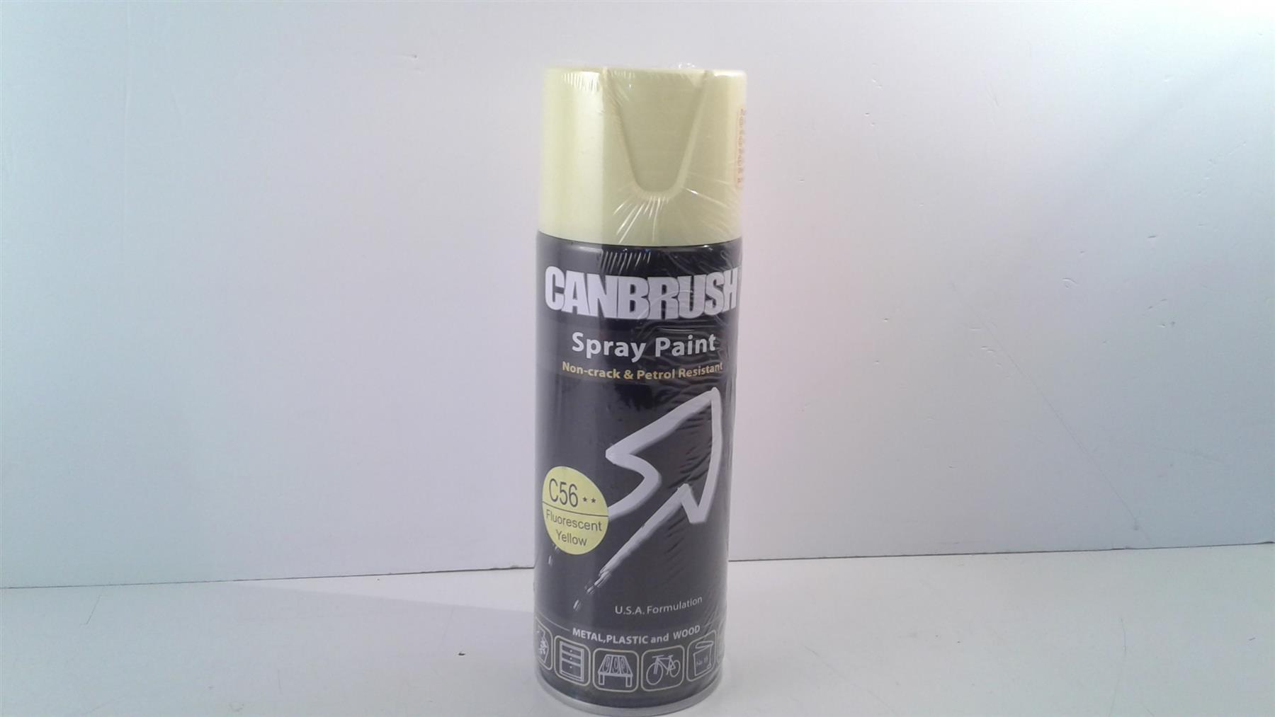 Canbrush Spray Paint C56 Fluorescent Yellow