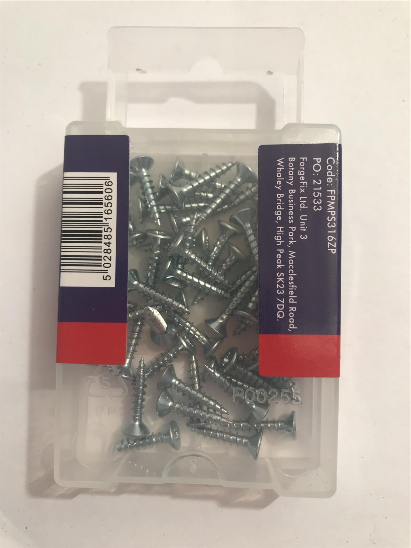ForgeFix Multi-Purpose Pozi Screw 3.0 x 16mm (50 Pack) FPMPS316ZP