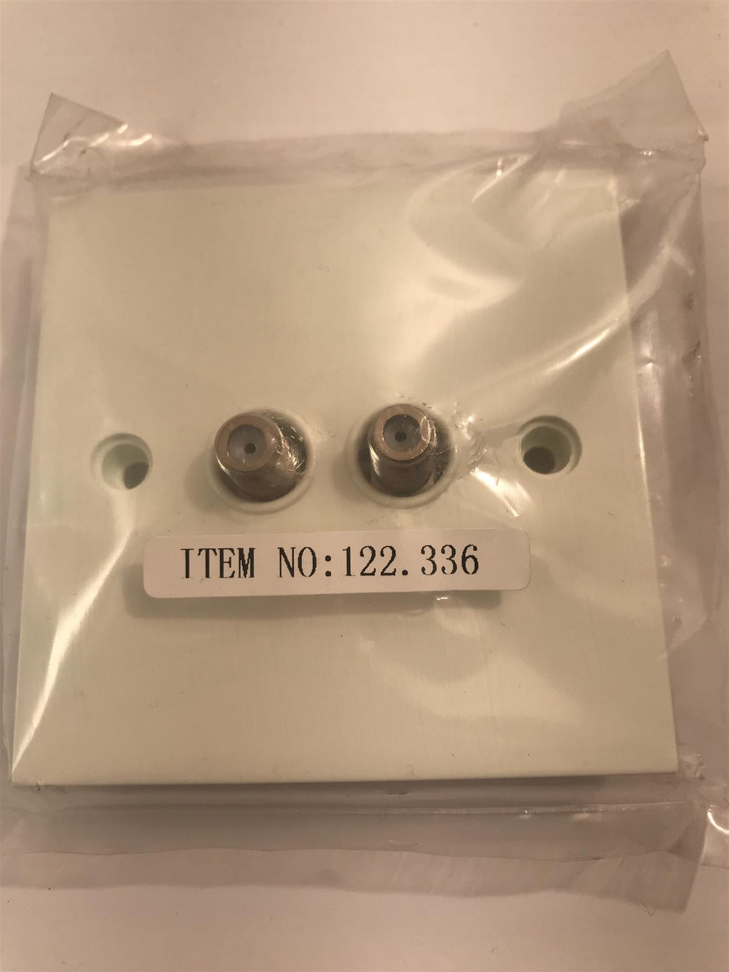 Satellite Socket 2 Gang   122.336