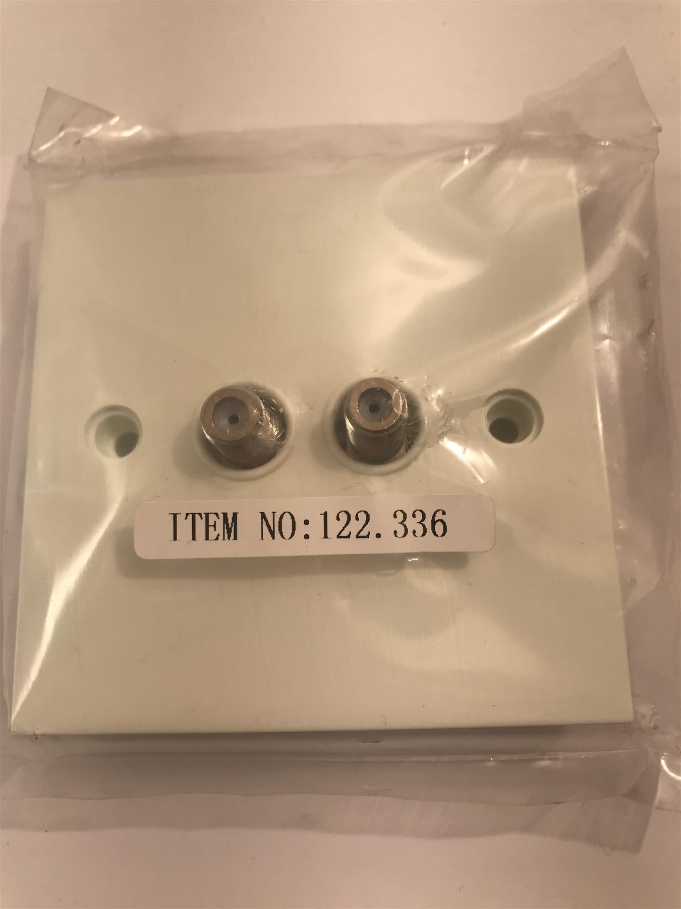 Satellite Socket 2 Gang   122.336