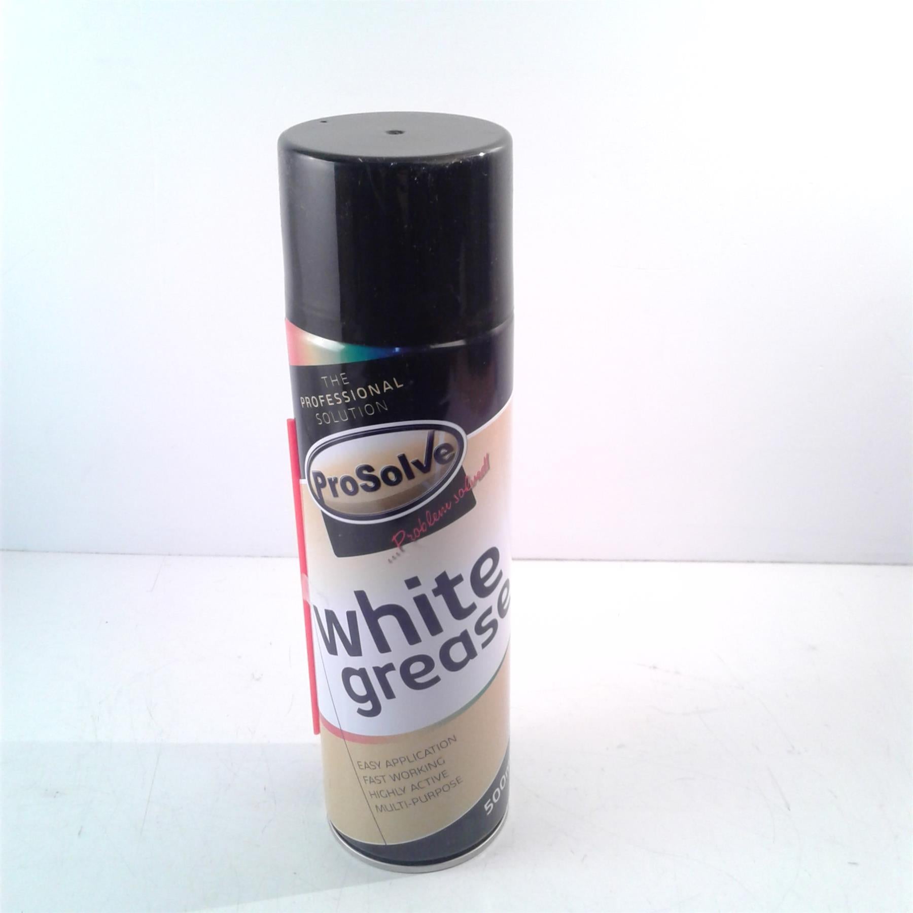 White Grease 500ml Spray Can Aerosol ~ Lithium, Vehicle, Plant Hinges, Bearings