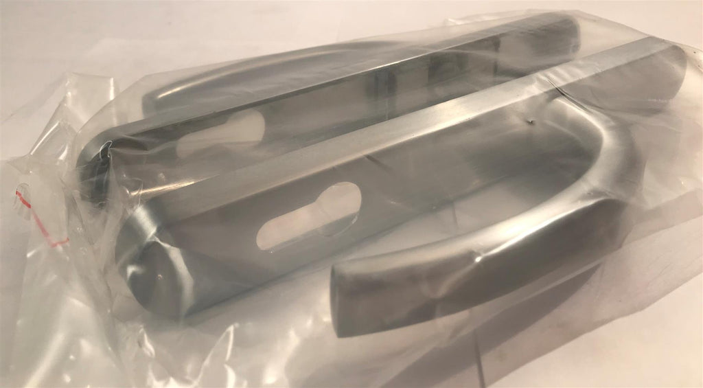 San Marino Euro Profile Satin Chrome Door Handles 92mm PO/139617