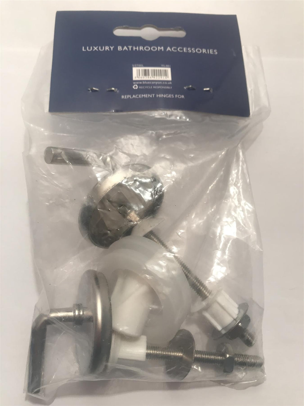 Blue Canyon Replacement Hinge Pack for Toilet Seat  TS-001