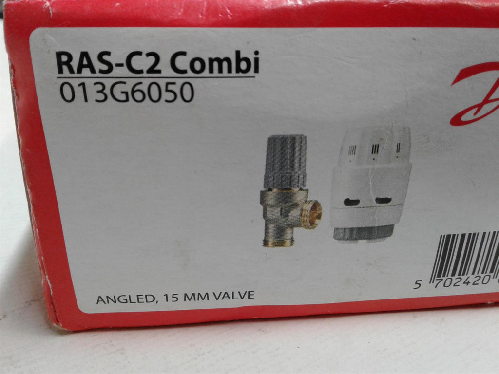 NEW DANFOSS ANGLED TRV VALVE 15MM RAS-C2 COMBI 013G6050