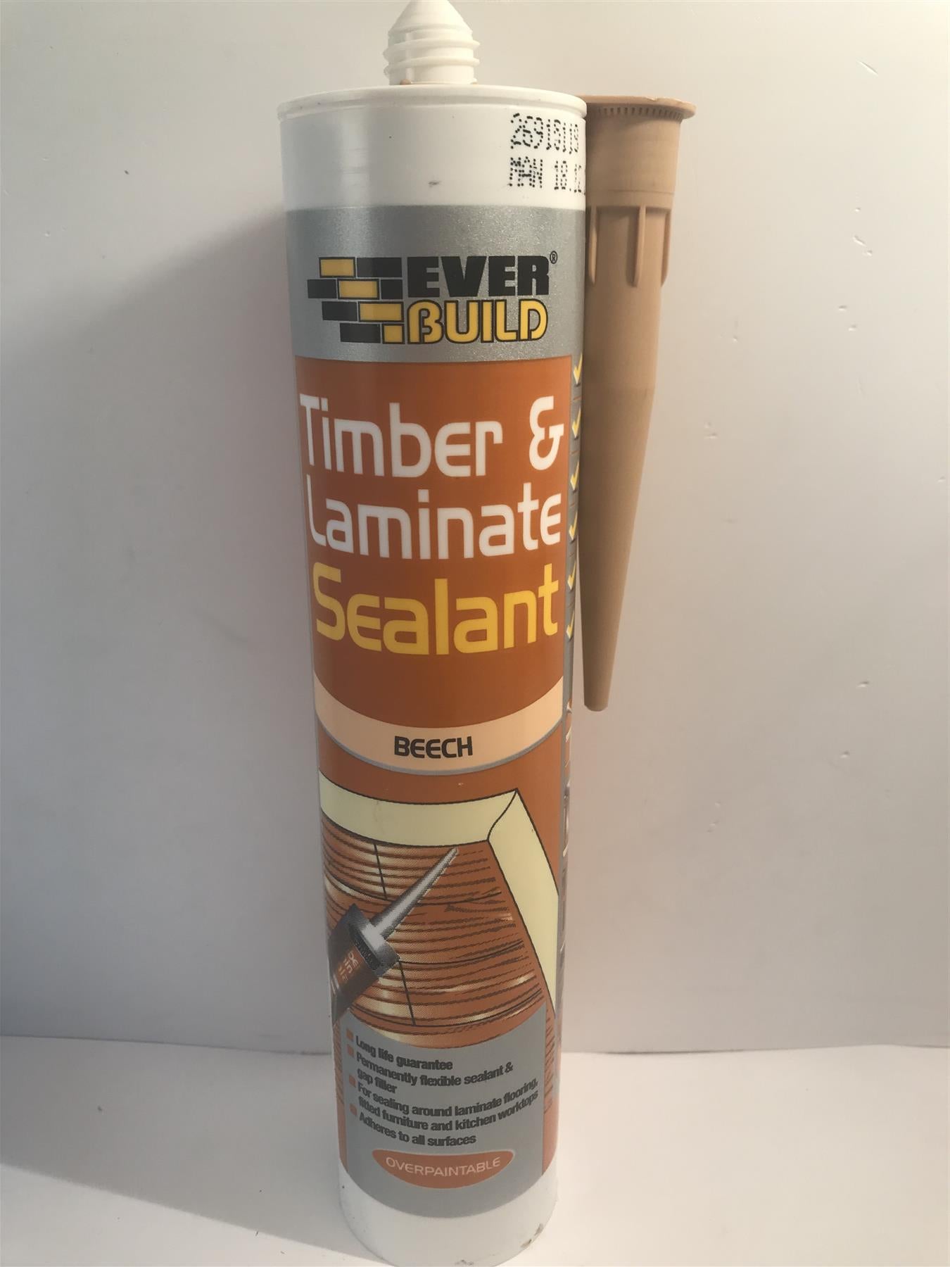 Everbuild Timber And Laminate Sealant Beech 290ml